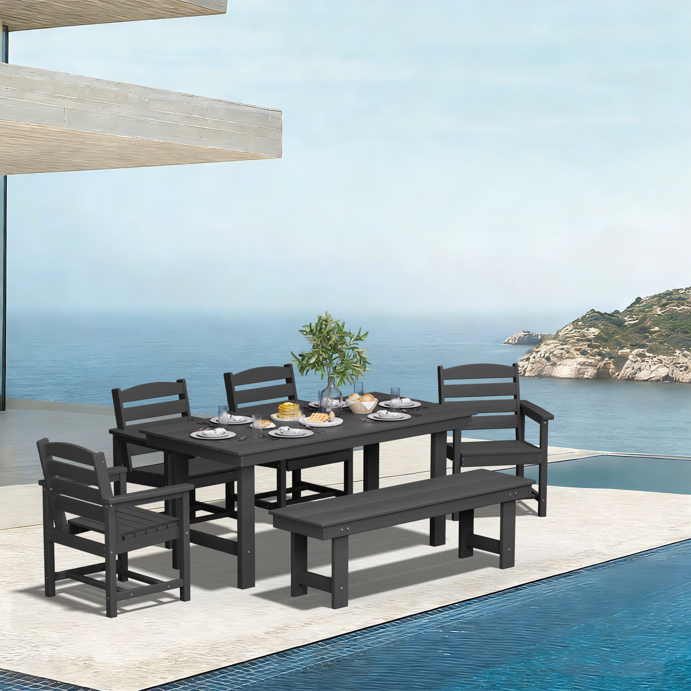 JEAREY PEJYCZY06-GY Patio-Dining-Sets - View #2