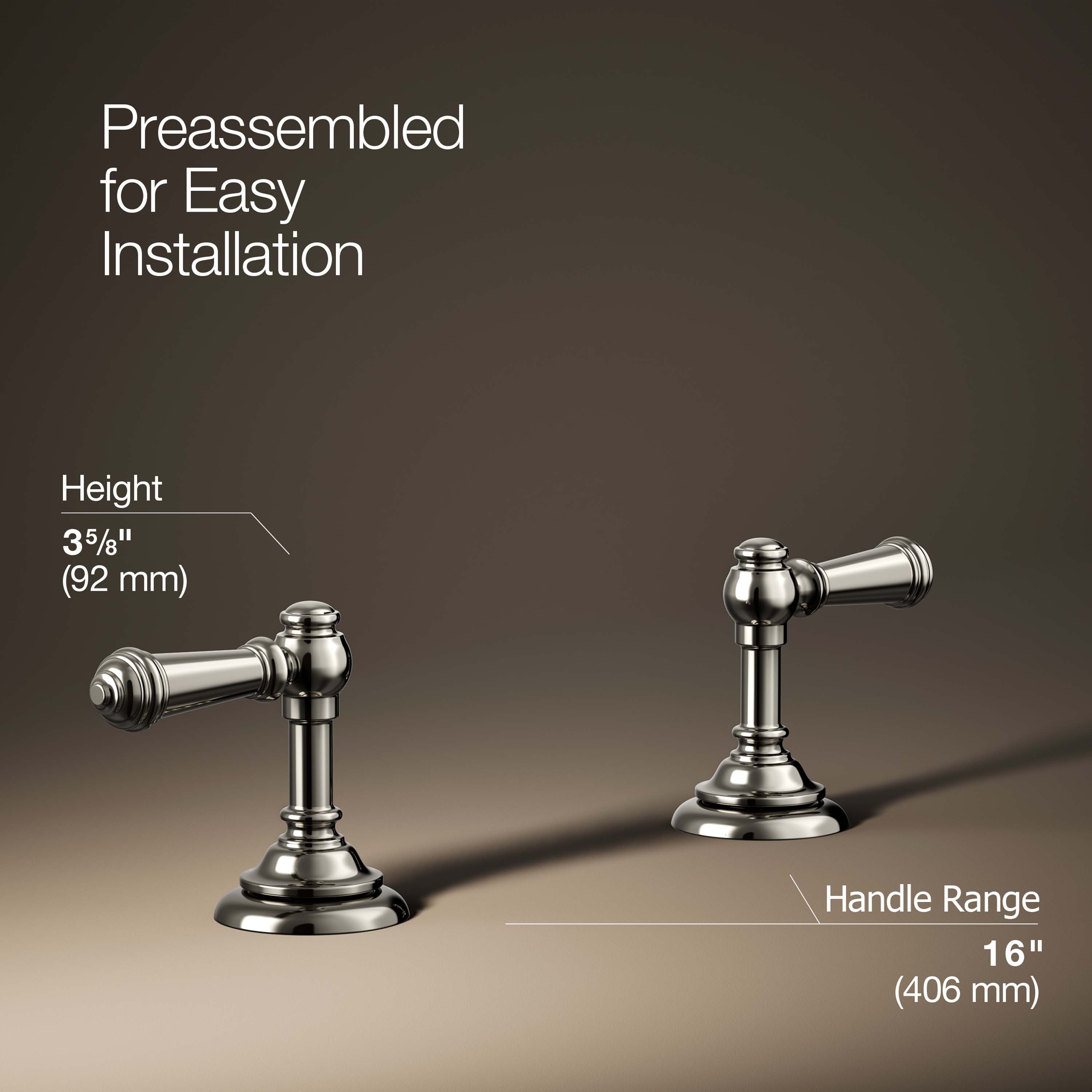KOHLER 98068-4-SN Faucet-Tub-Shower-Handles - View #4