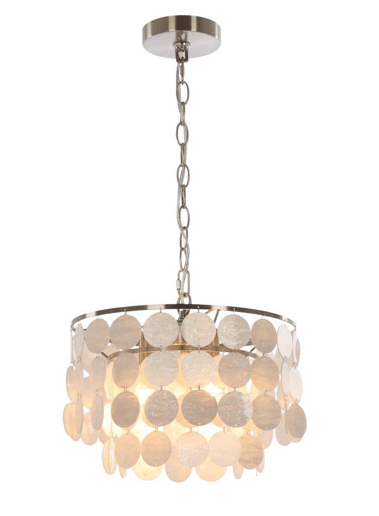 allen + roth Lemmond 3-Light Brushed Nickel Coastal Tiered Hanging ...