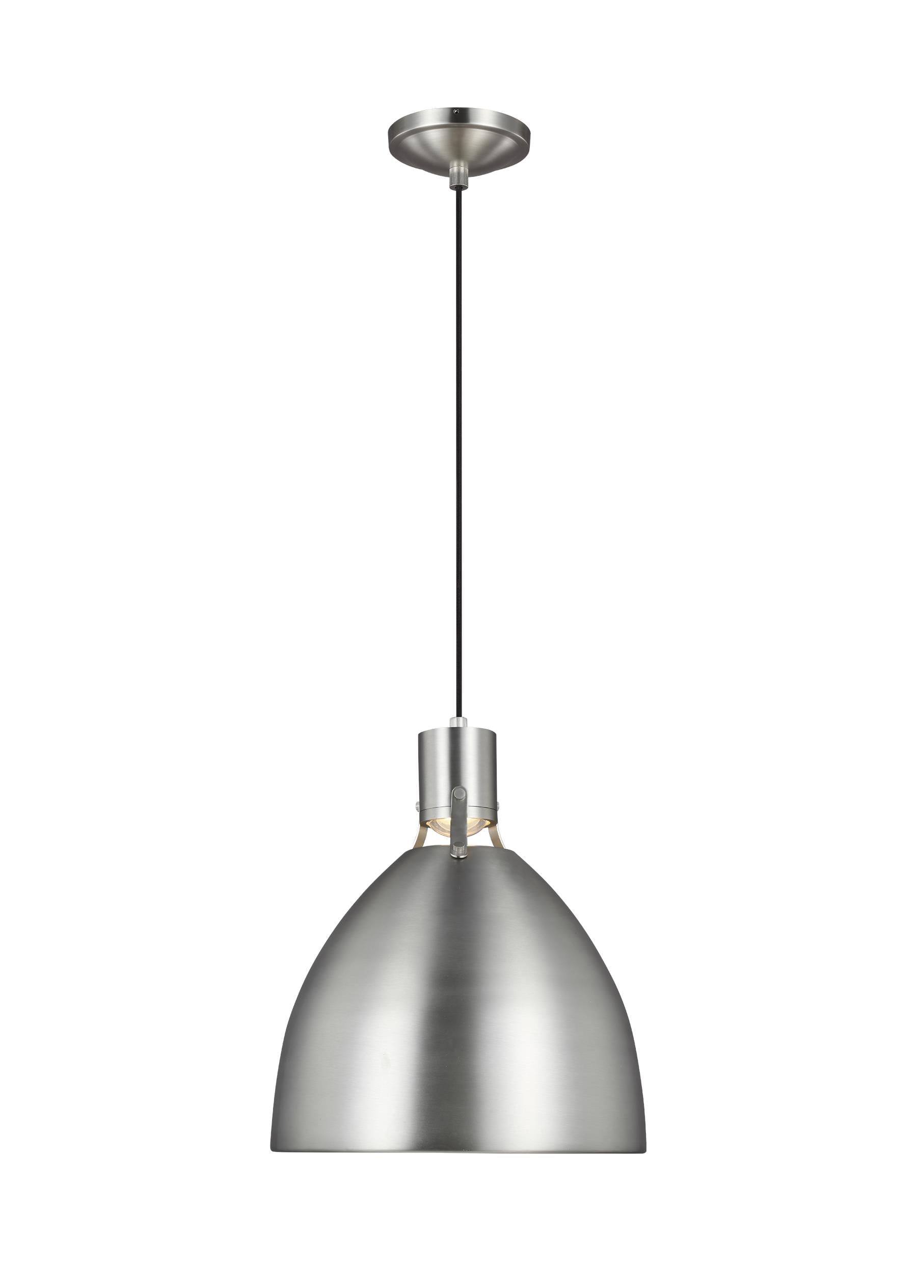 Feiss Brynne 19.75" Satin Nickel LED Dimmable Pendant
