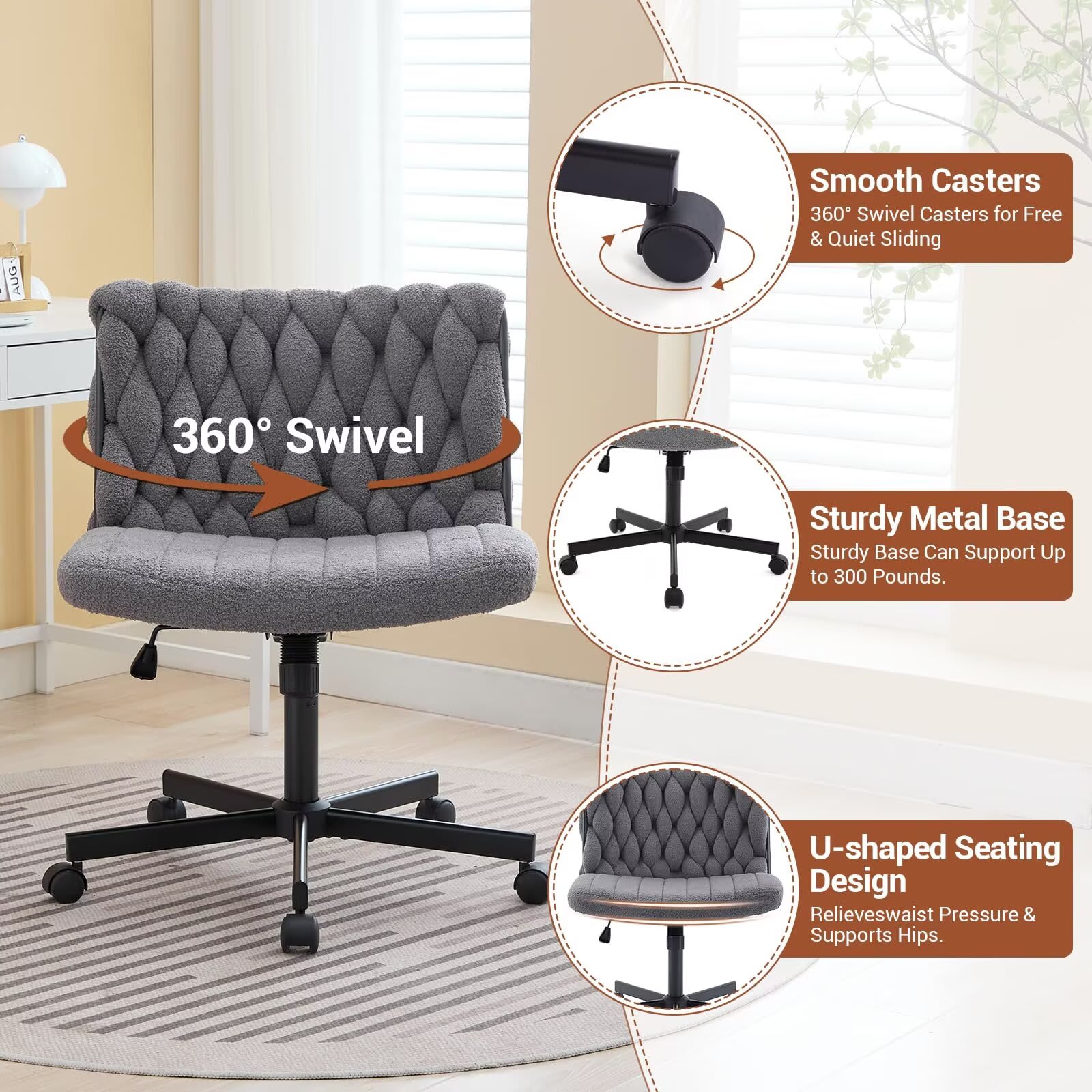 Qeetex JXNAG-PHO-16KXW8T4 Office-Chairs - View #4