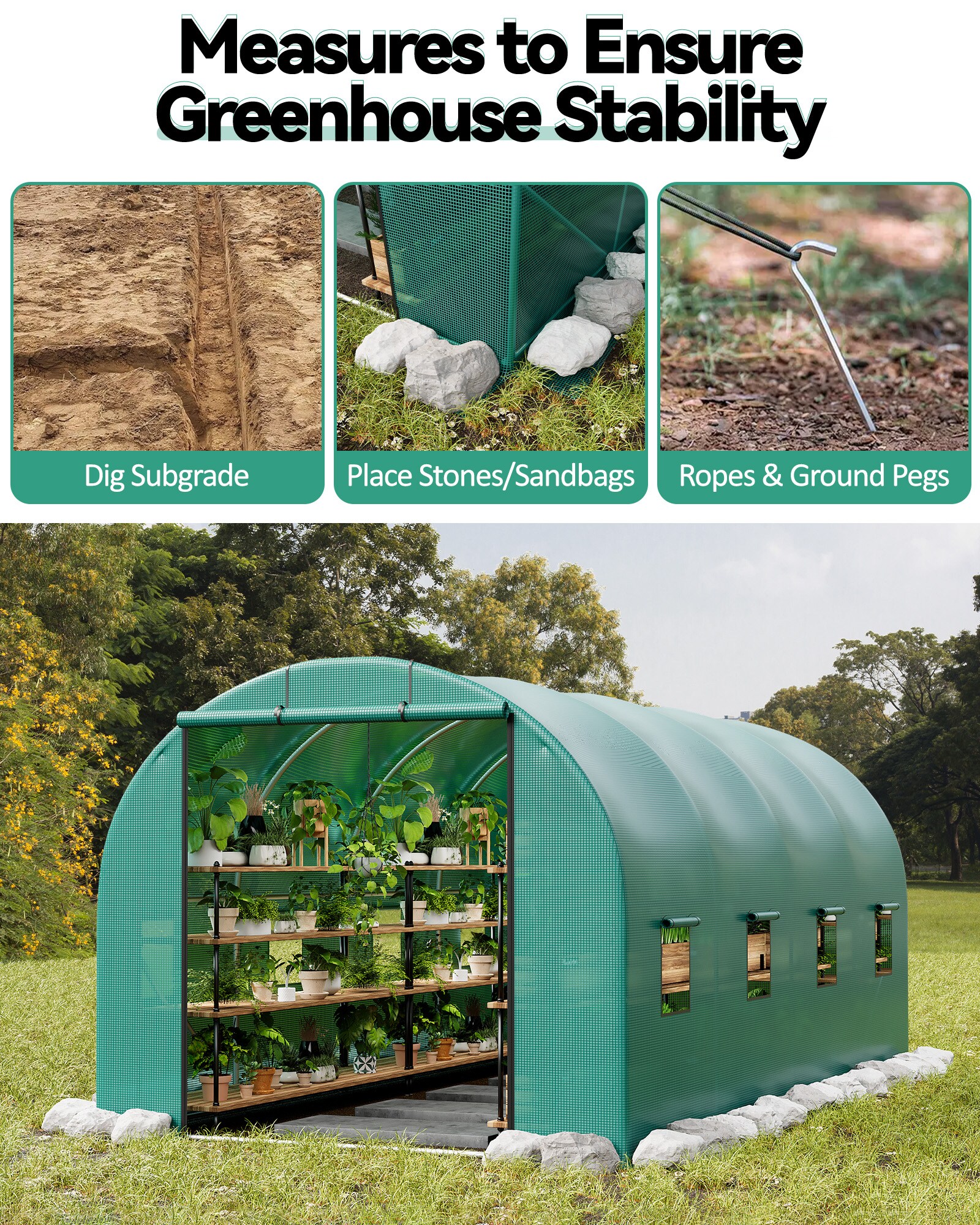 Garvee L002GLZLK8K3 greenhouses - View #6