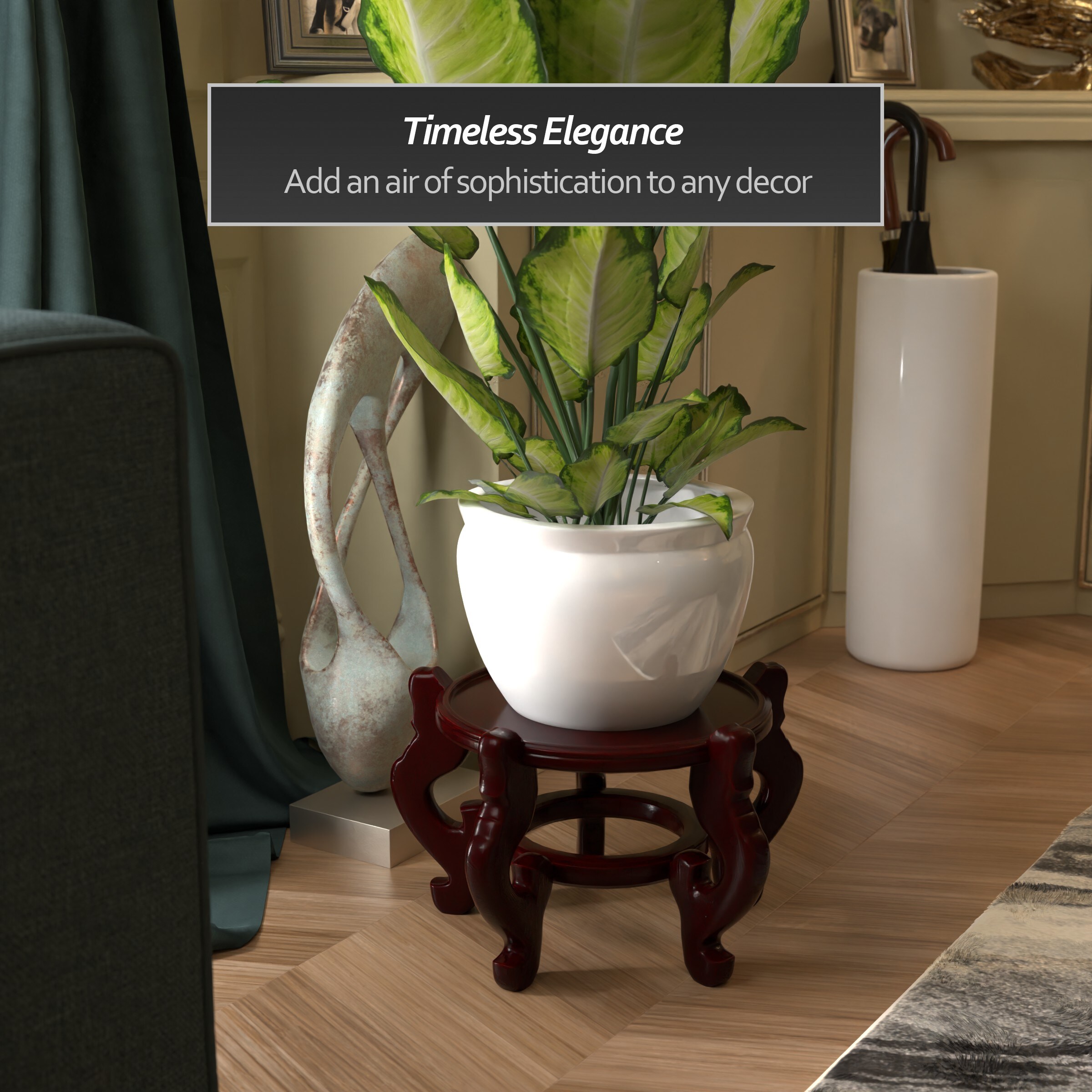 Red Lantern ST-FS102-SIZE12 Plant-Stand - View #3