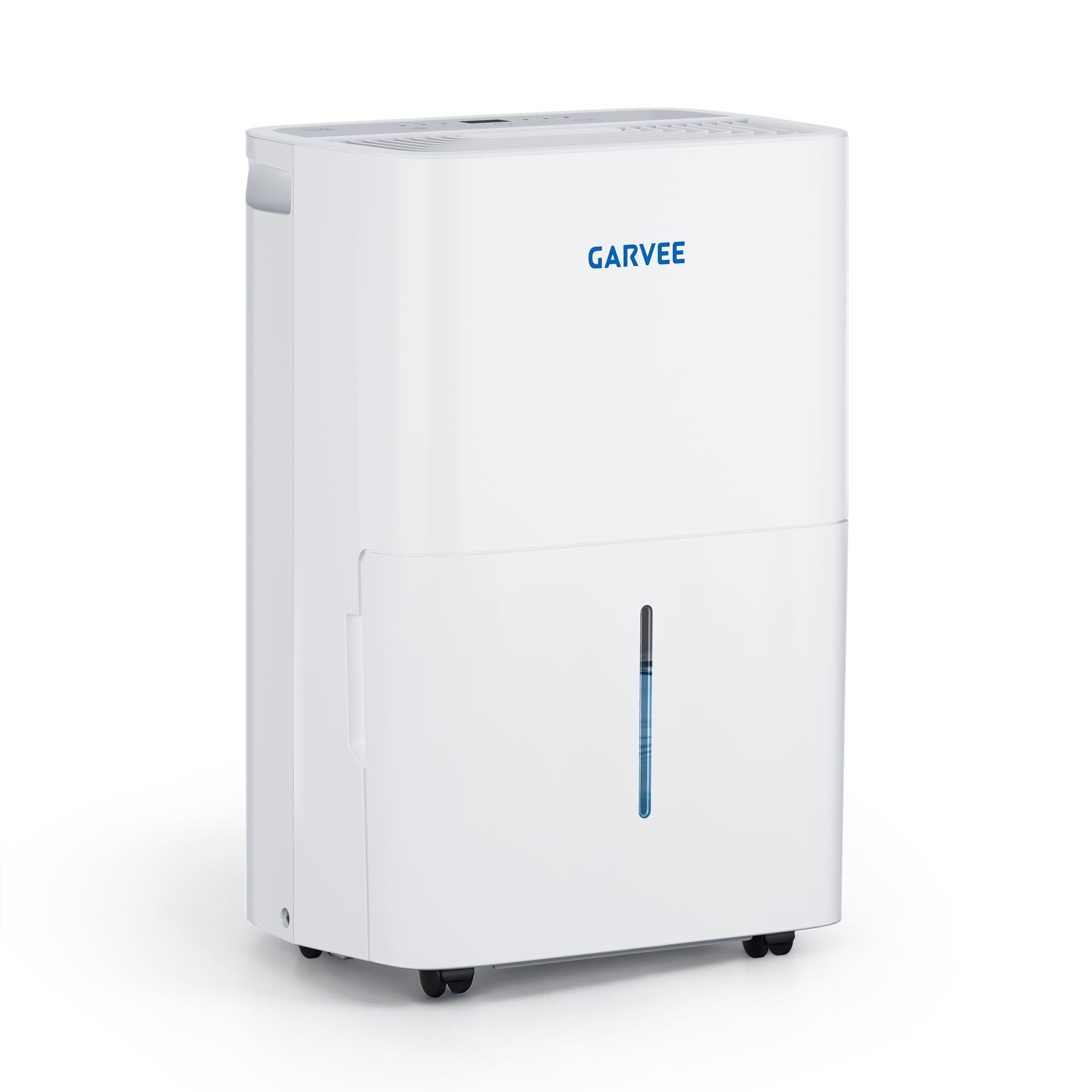 Aoile 22 Pint Certified Home Dehumidifier White ABS Dual Drainage System 1.45 Gallon Visible Water Tank 47dB Low Noise With Universal Wheels For Basement Bedroom Up To 3000 Square Feet #HQ-N-K3-78PH-YGQU