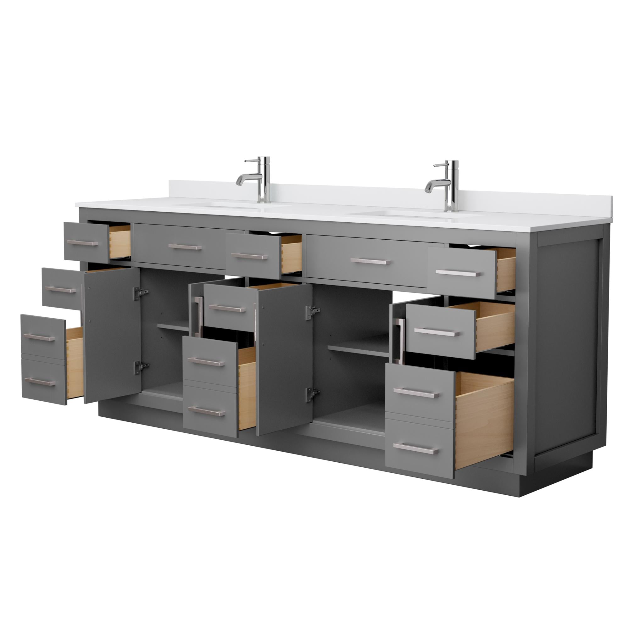 Wyndham Collection WCG262684DKGWCUNSMXX Bath-Vanity-Combo - View #2