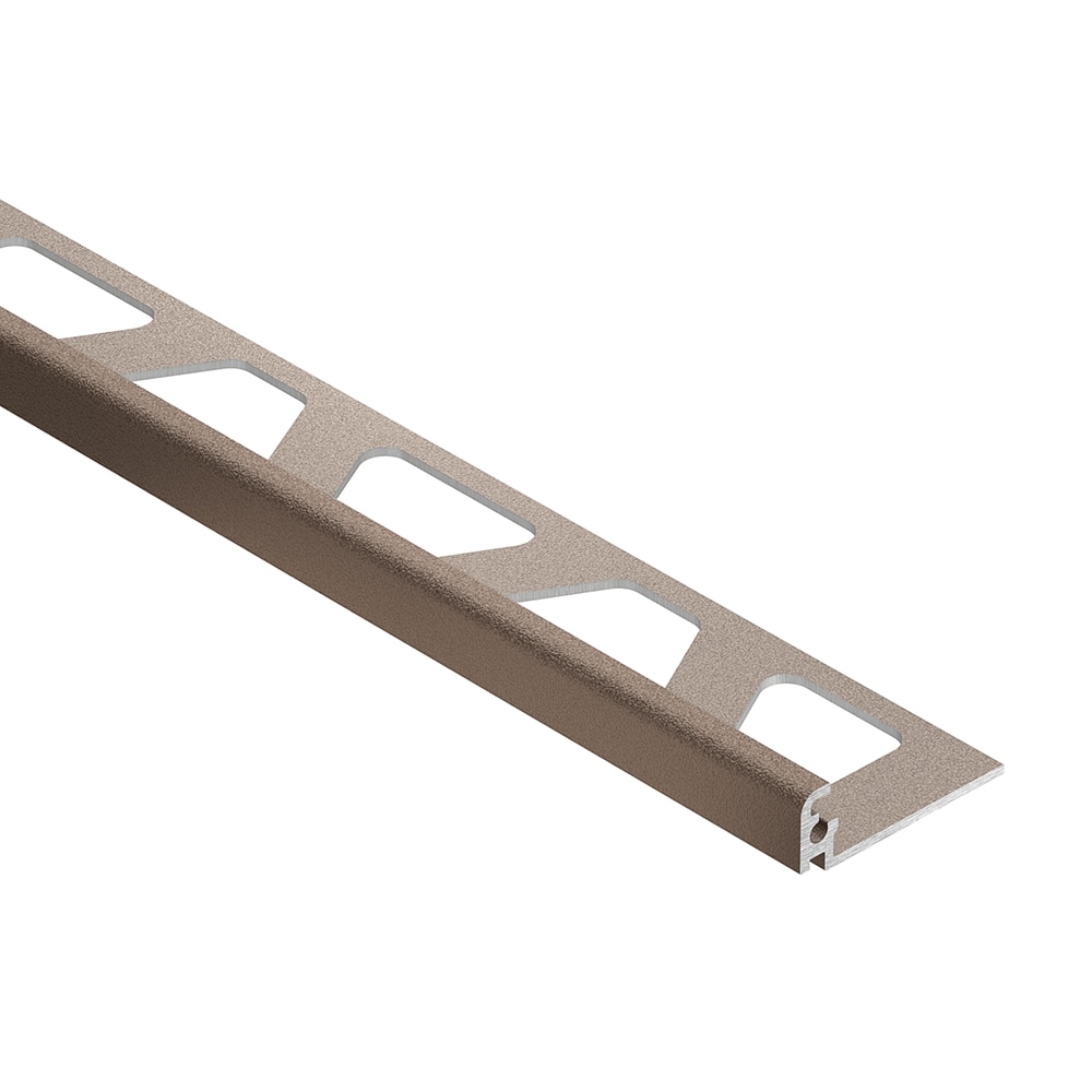 Schluter Systems J60TSB Jolly 0.25-in W x 98.5-in L Beige textured color-coated aluminum Aluminum L-angle Tile Edge Trim