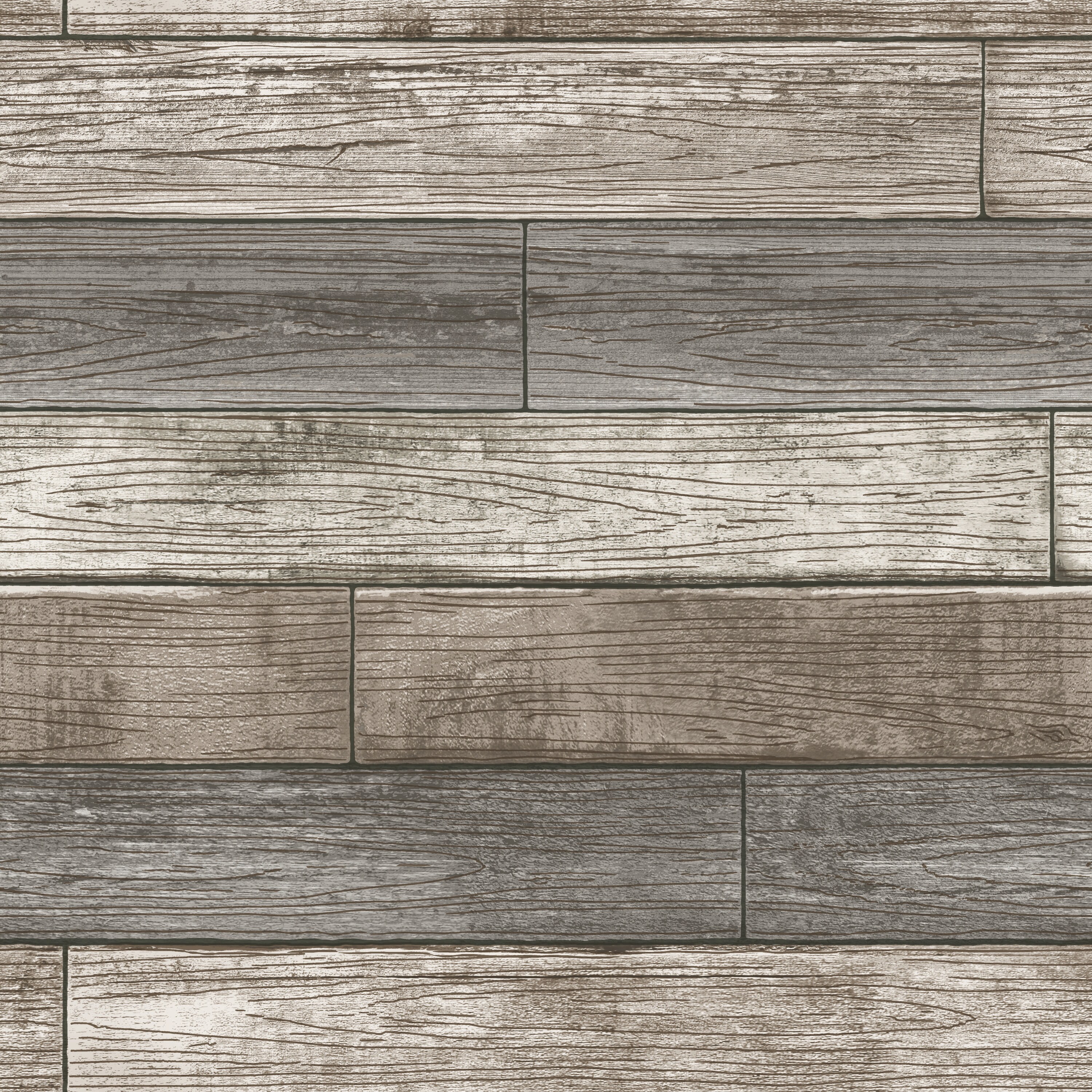allen + roth 30.75-sq ft Brown Vinyl Textured Wood 3D Self-adhesive Peel and Stick Wallpaper