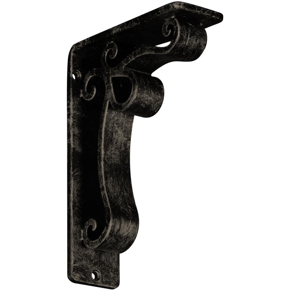 Ekena Millwork BKTM02X05X08TOLAPG Orleans 5.5-in x 2-in x 8-in Antique gold Wrought iron Mounting bracket
