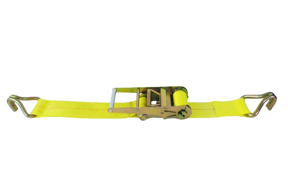 4 x 5' Roll-Off Container Straps with Extra Large Double J-Hook and S –  Boxer Tools