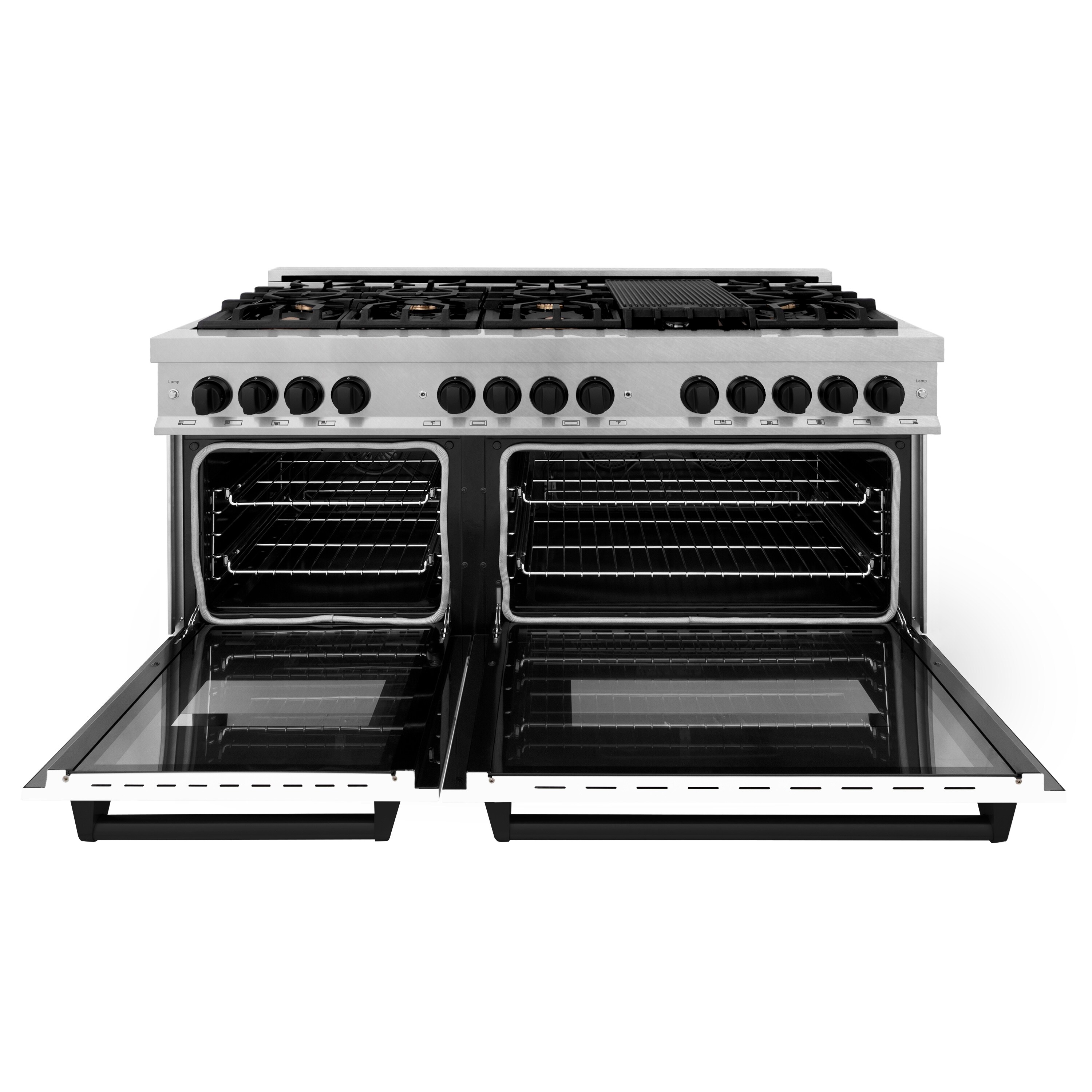 ZLINE KITCHEN & BATH RASZ-WM-60-MB Double-Dual-Fuel-Ranges - View #4