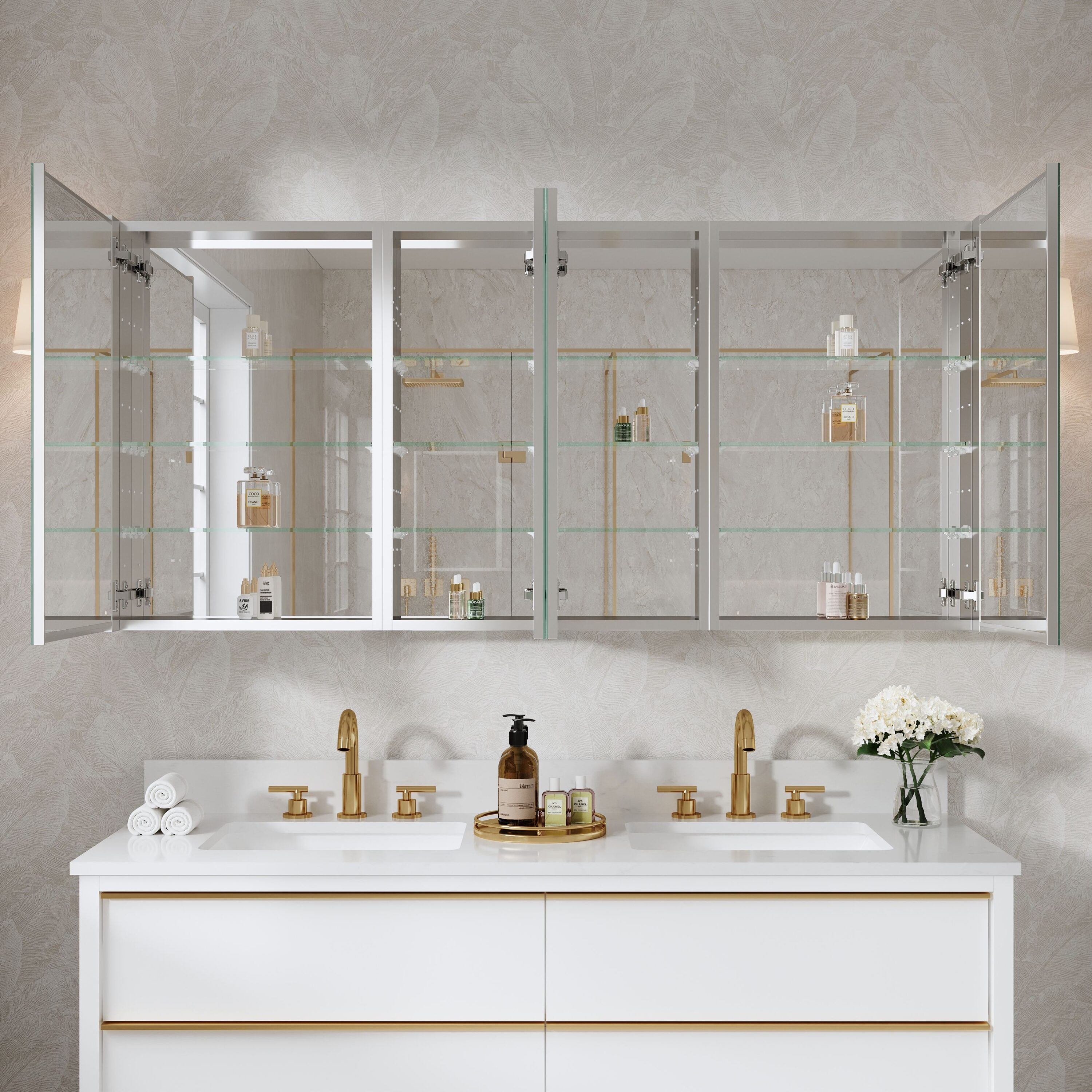 WELLFOR EEX16M4824DX Bathroom-Medicine-Cabinets - View #2