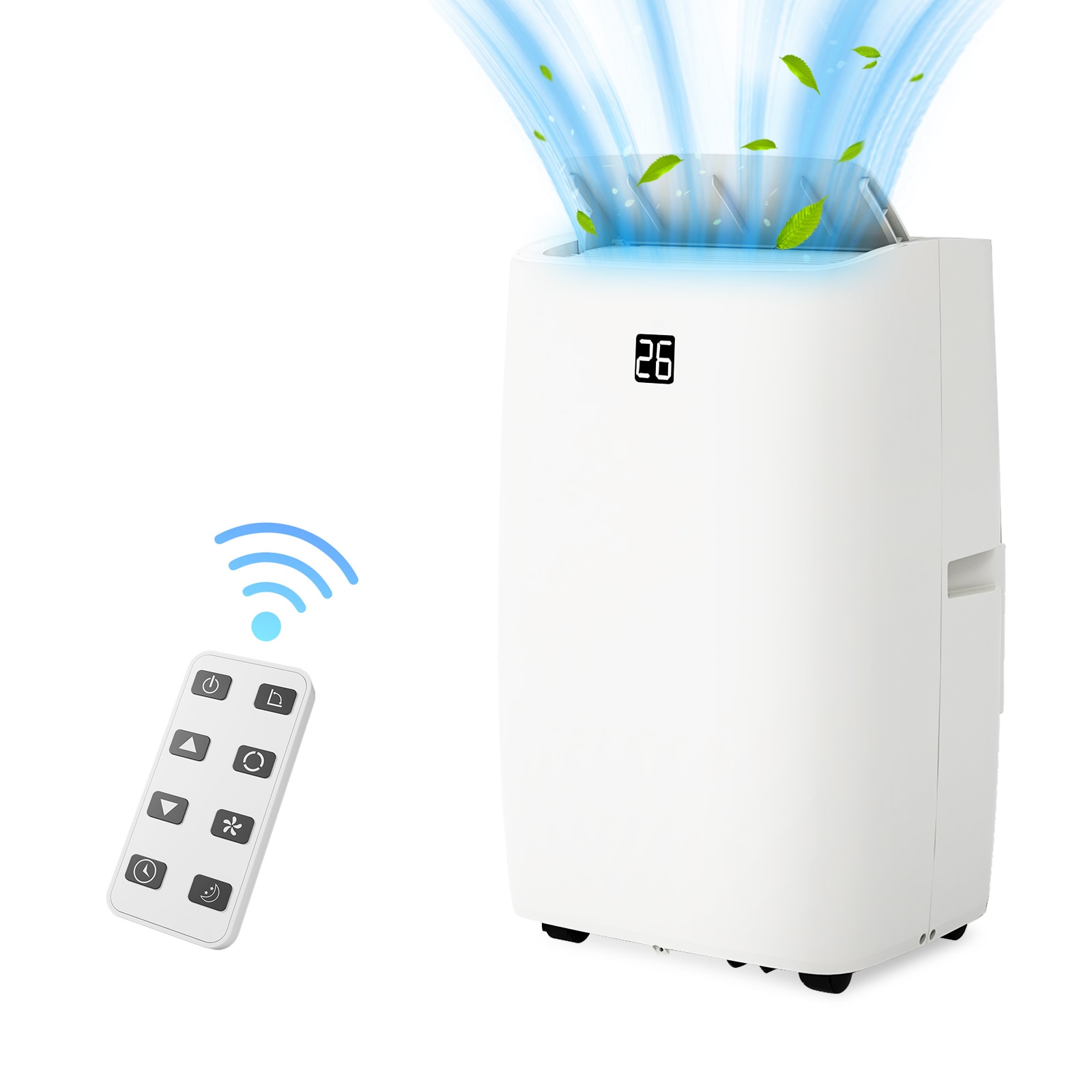 Garvee 12000 Btu Portable Air Conditioner 3-In-1 Ac Unit with Fan Cooling and Dehumidification Modes Air Conditioners Cool Up to 550 Sq.Ft with 24h Timer and Remote Control