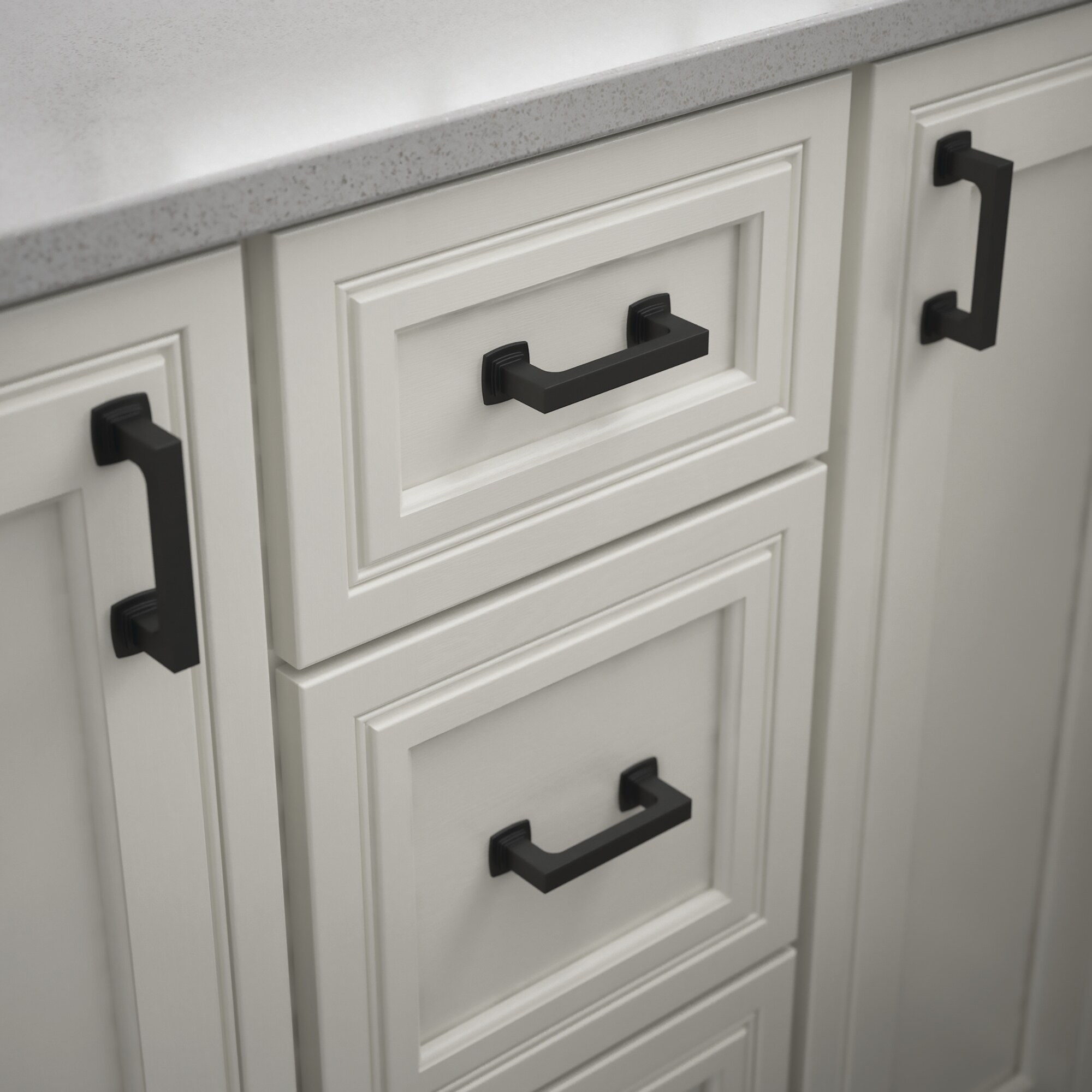 Franklin Brass Parow (96mm) Center to Center Rectangular Handle Drawer Pull
