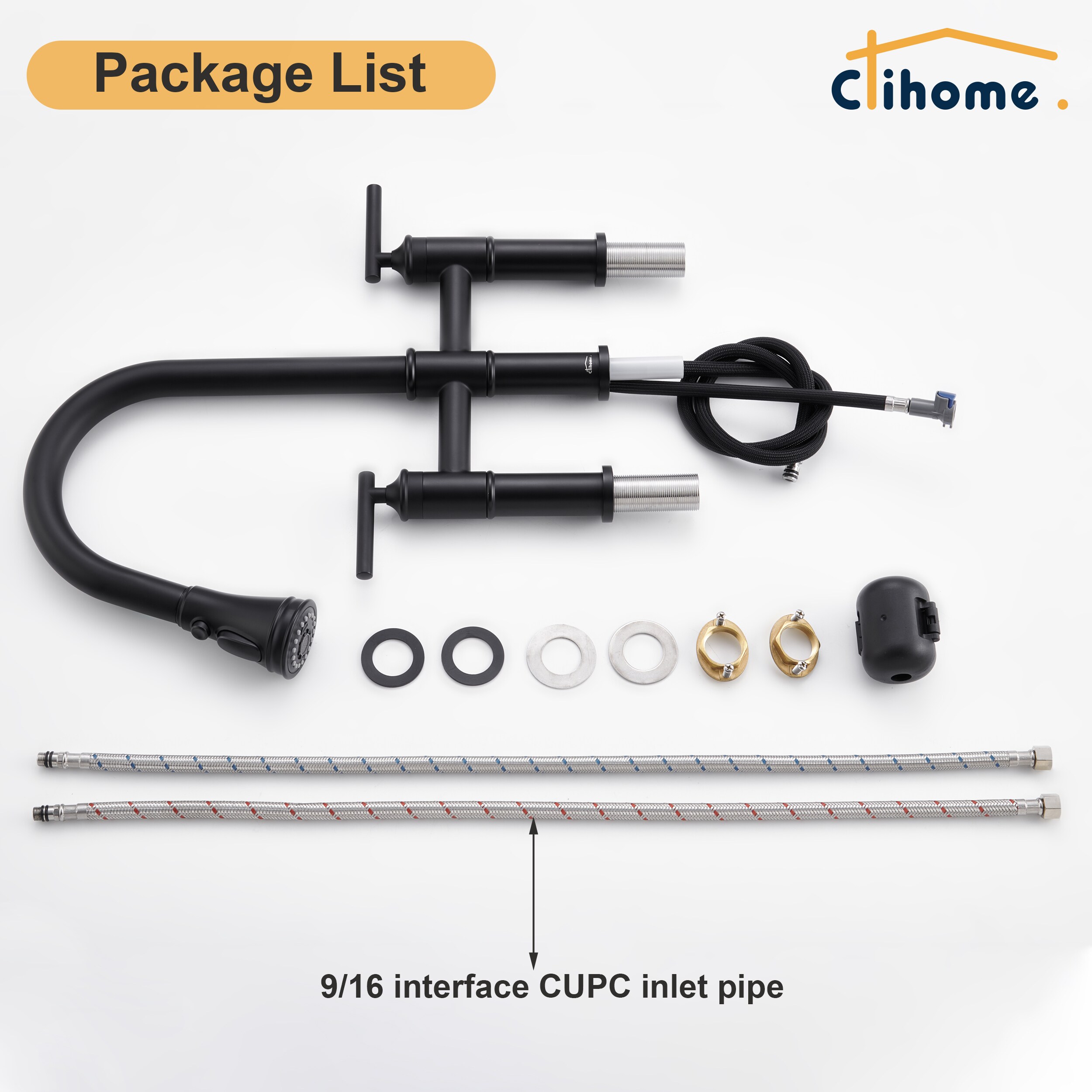 Clihome DG-KF02MB Kitchen-Faucets - View #7