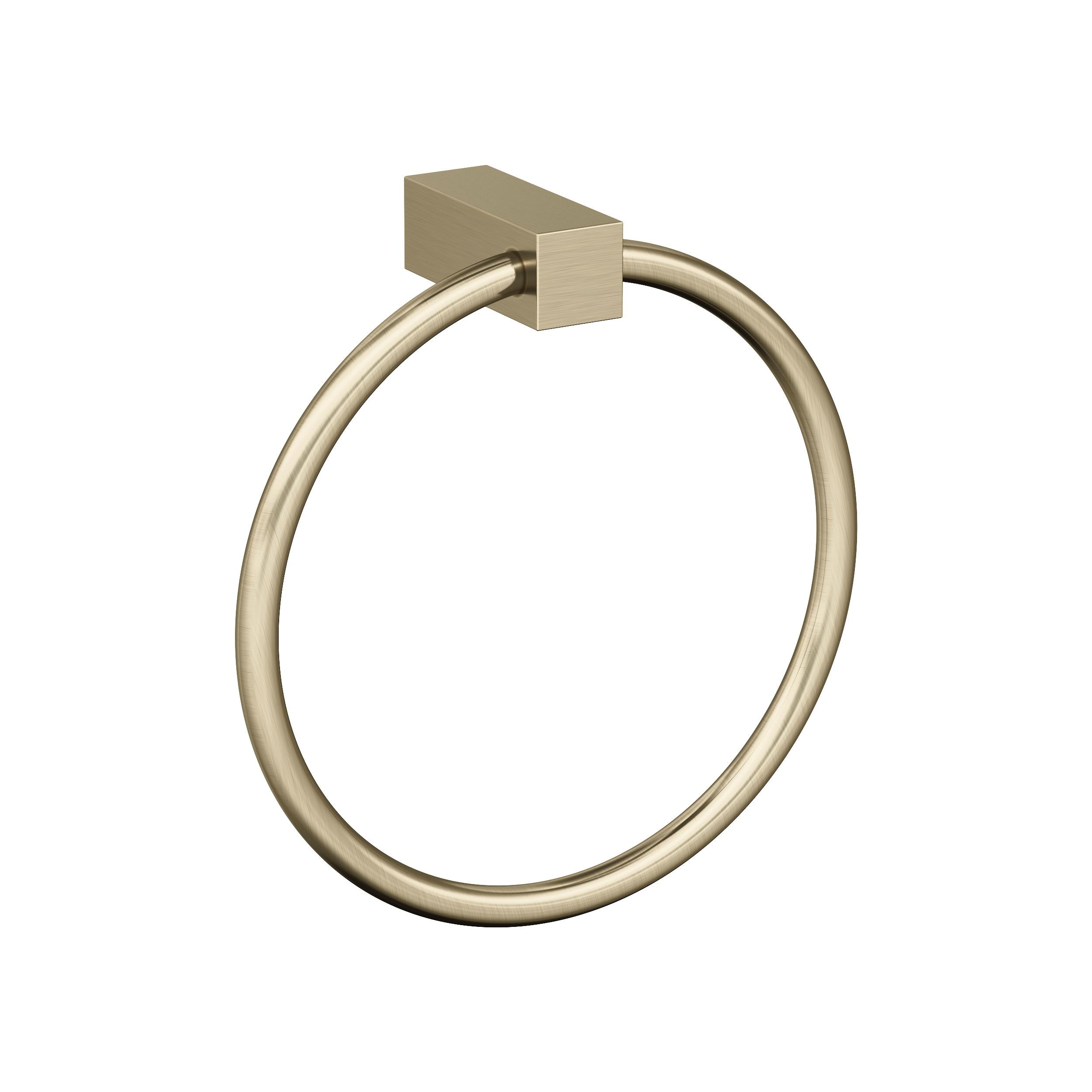 Amerock BH36082BBZ Monument Golden Champagne Wall mount Single Towel Ring