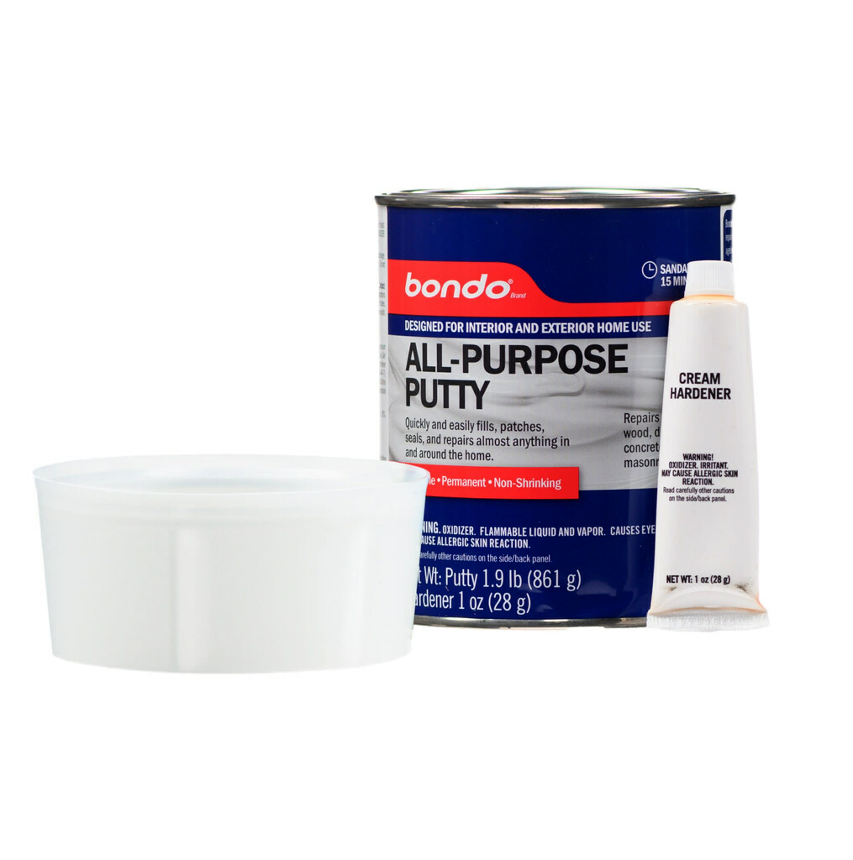 Bondo 32-fl oz Color-changing, Heavy Duty, Waterproof Interior/Exterior  Brown Fiberglass Resin Repair in the Patching & Spackling Compound  department at