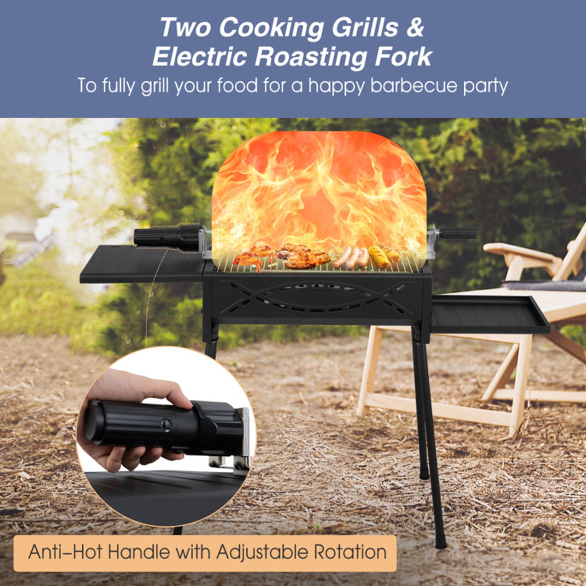 Mondawe MO679DK Charcoal-Grills - View #6