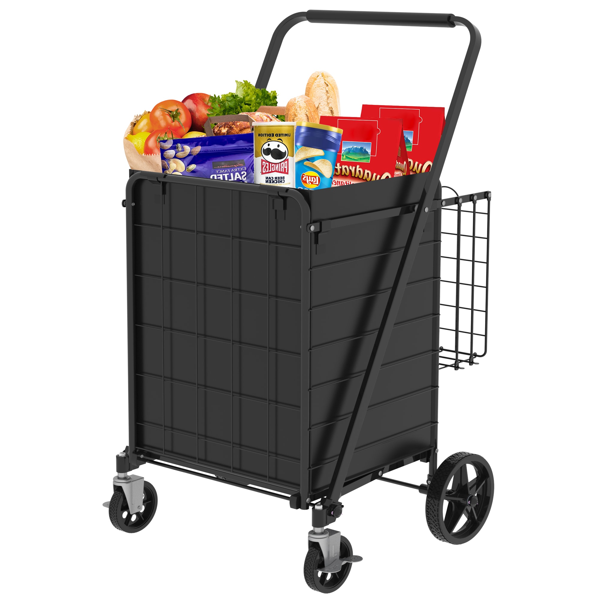 Flynama Collapsible Steel Shopping Cart #L-P268217