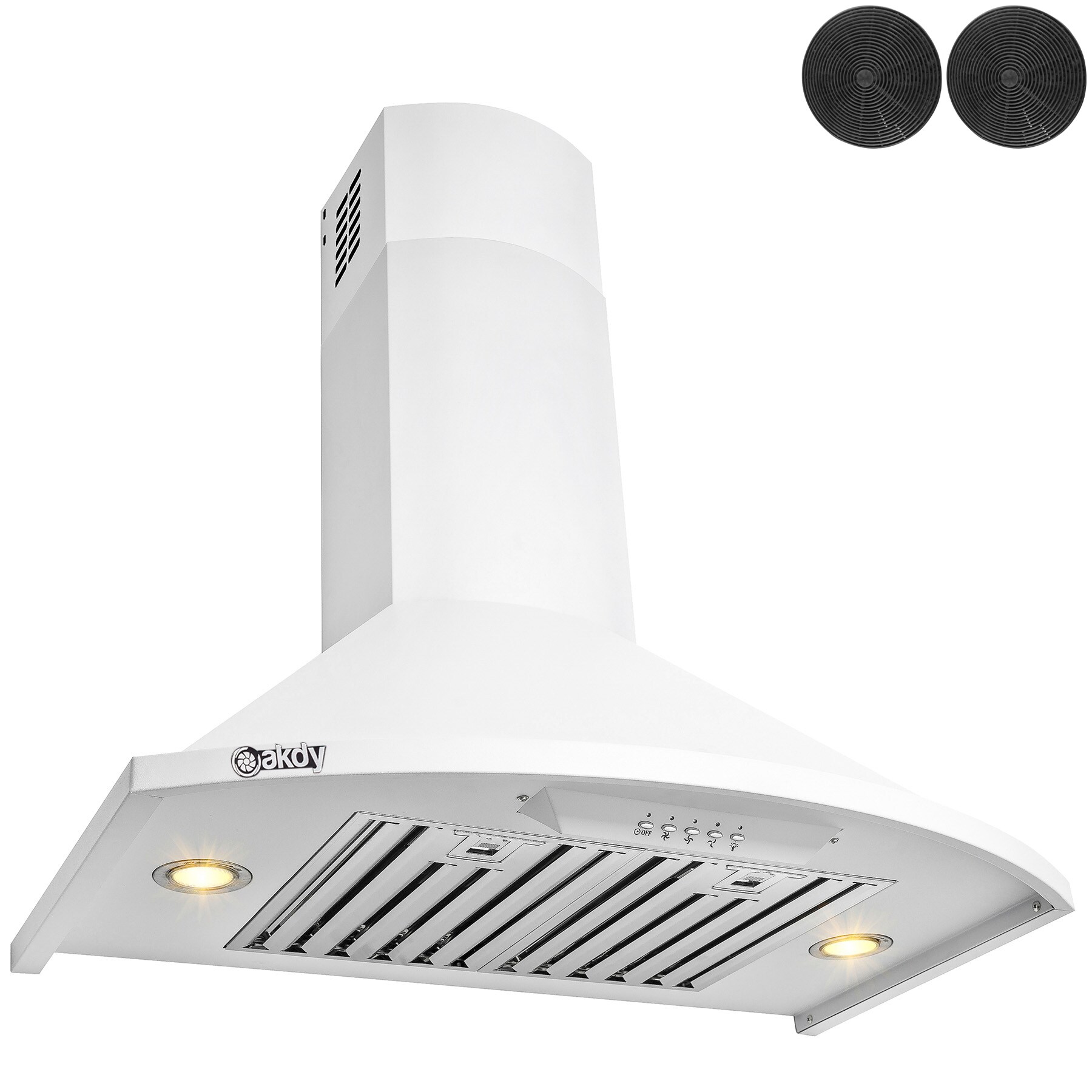 【Refurbished】Tieasy 36 inch Wall Mount Range Hood 3 Filters and 2 x 2W LED Lights - ZMG- 0190B