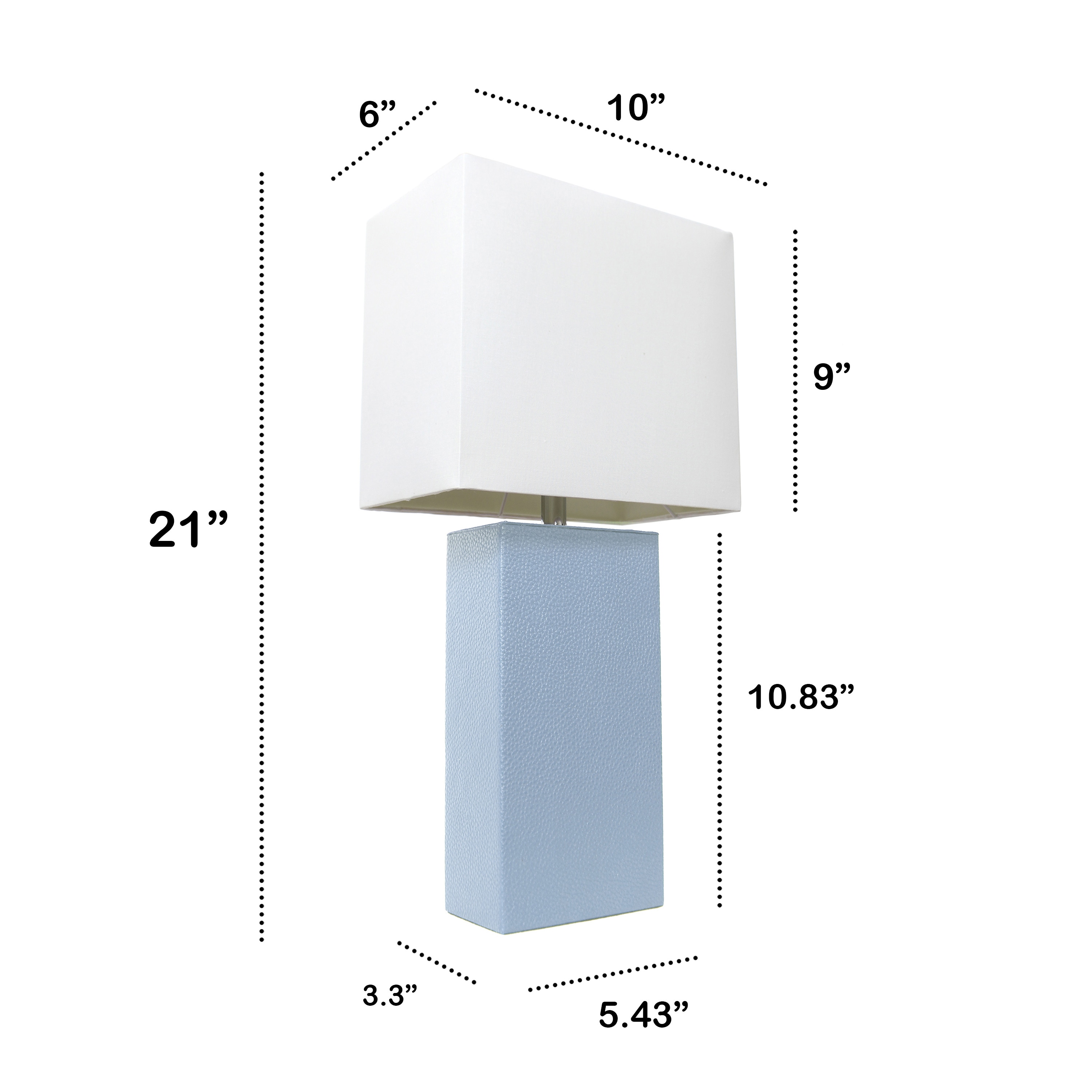 Lalia Home LHT-3008-PW-2PK Table-Lamps - View #3