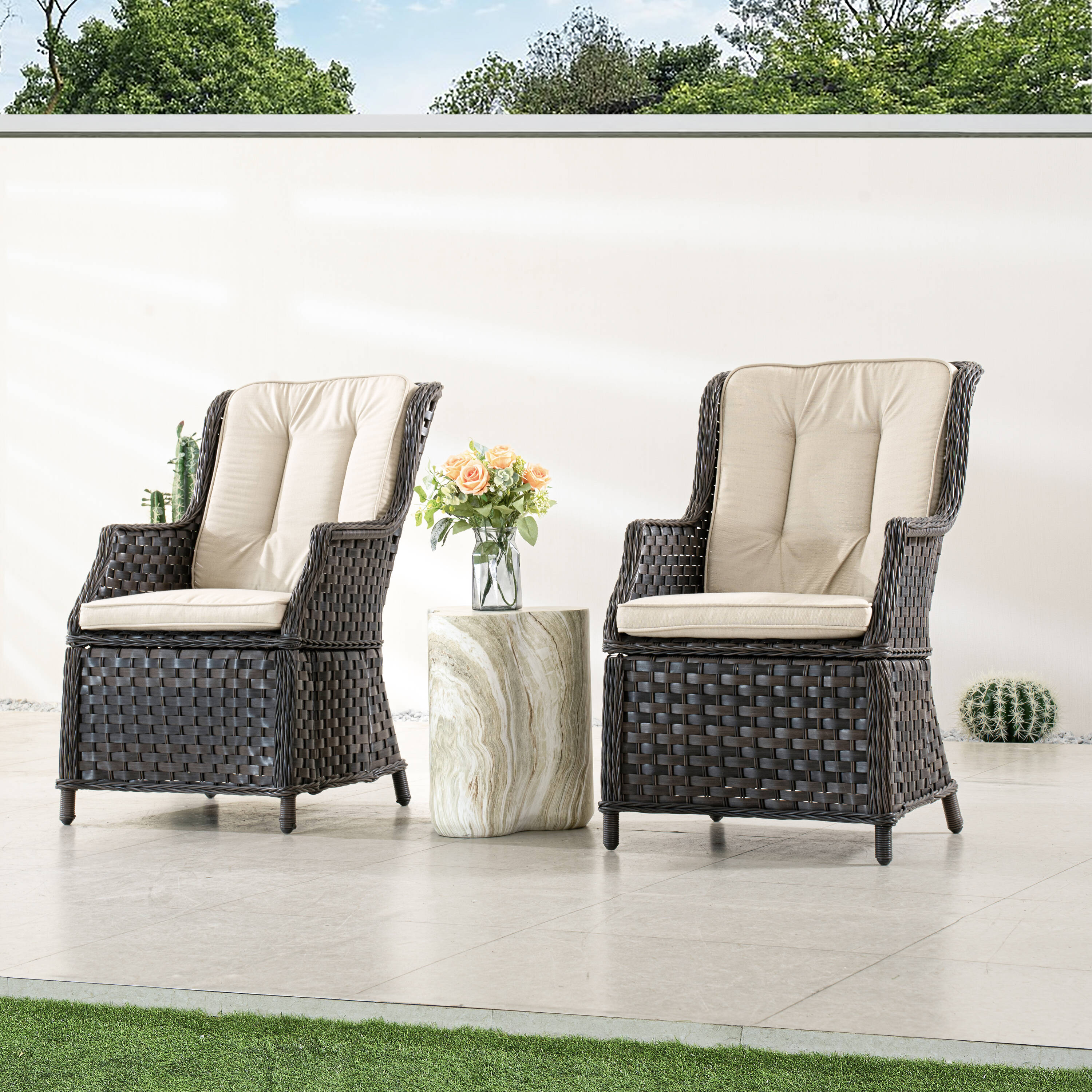 Direct Wicker DWC-230077ST010B Patio-Conversation-Sets - View #7