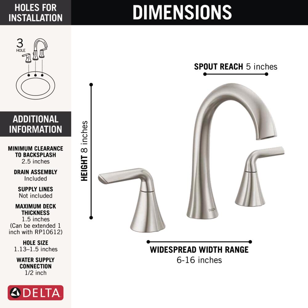 Delta 35847LF-SP Lavatory-Faucets - View #6
