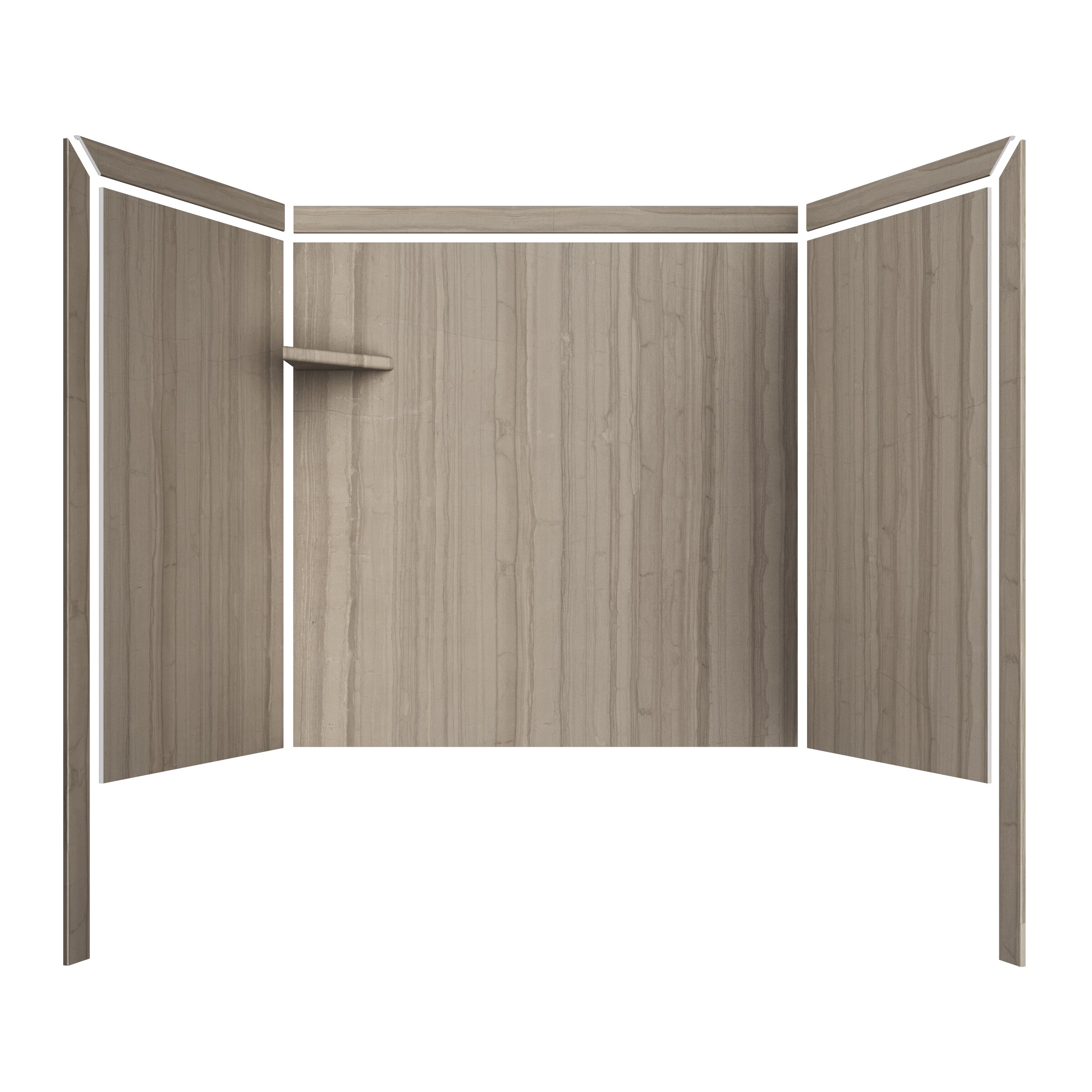 FlexStone TSK60326031AS Bathtub-Wall-Surrounds - View #3