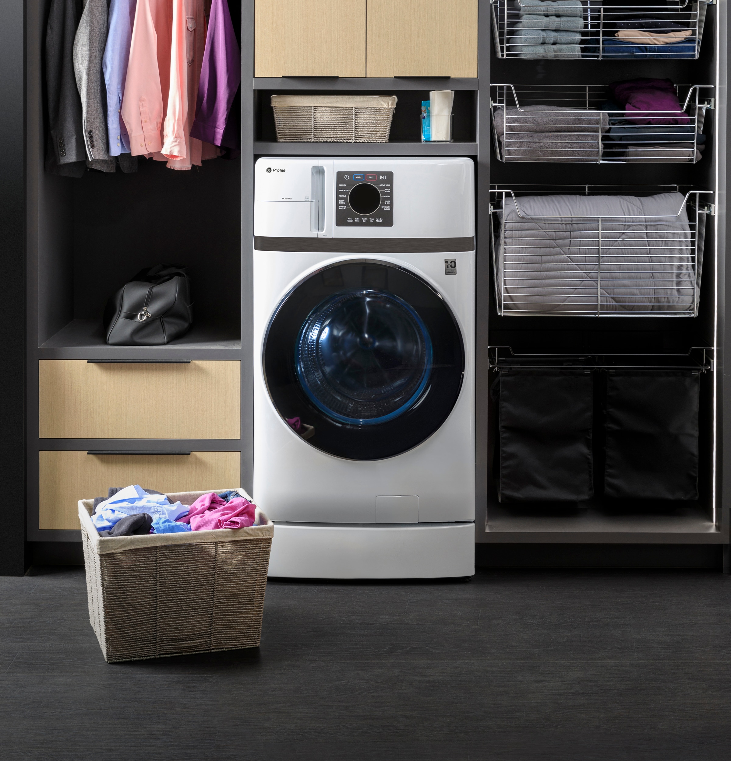 GE PFQ83HSLWWW Combination-Washers-Dryers - View #11