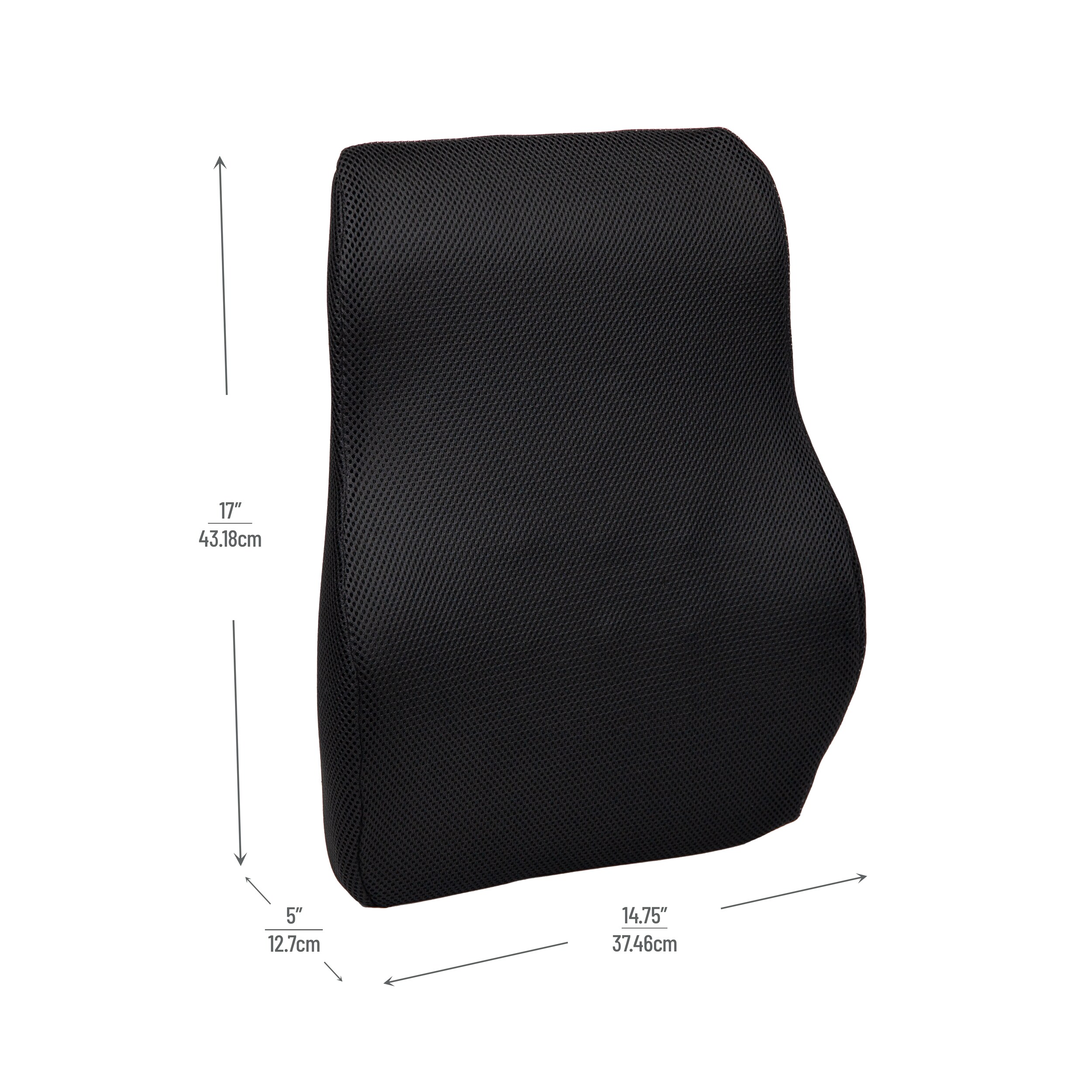 Mind Reader Mind Reader Ergonomic Lower Back Cushion, Office Chair ...