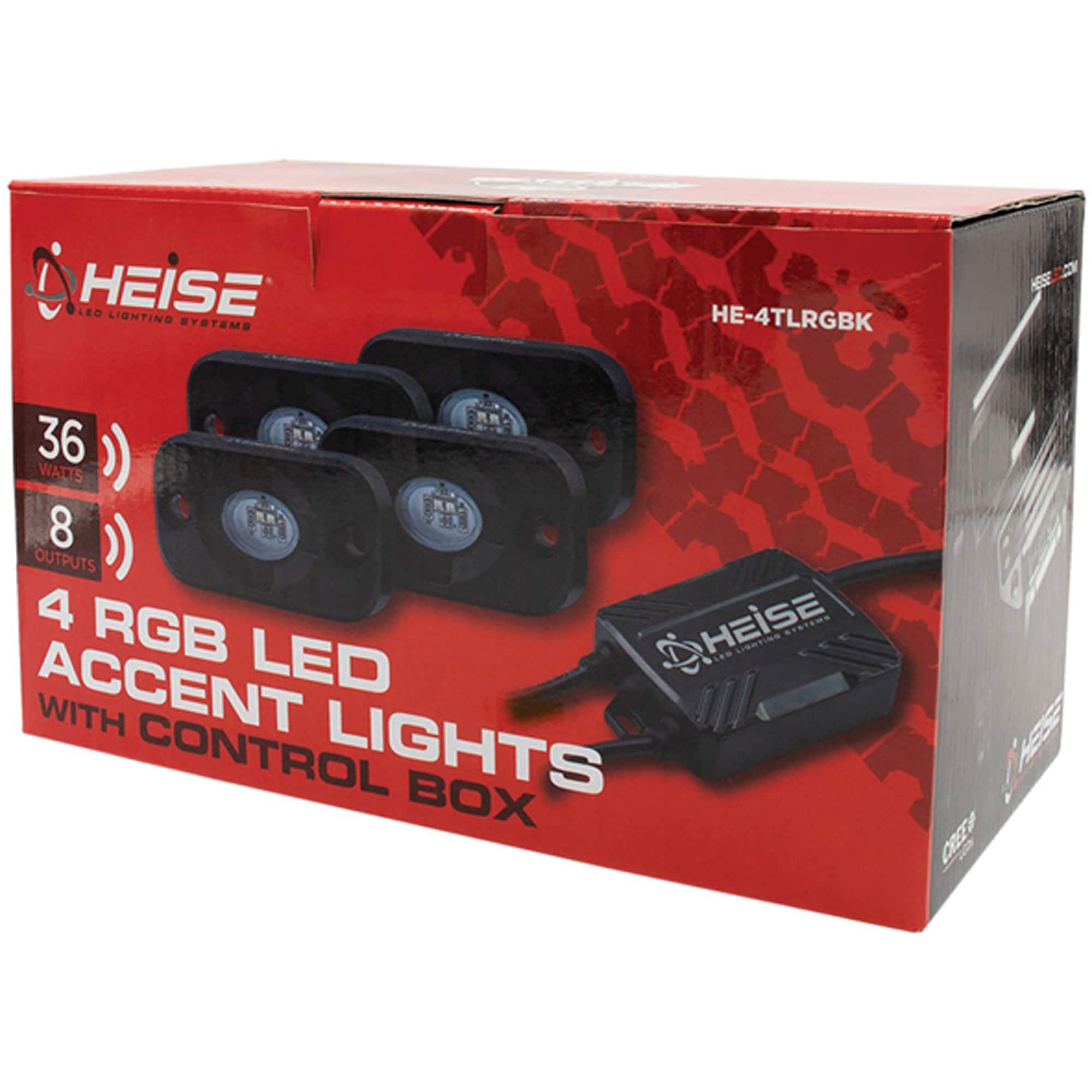Heise LED Lighting Systems MECHE4TLRGBK Exterior-Car-Acc - View #6