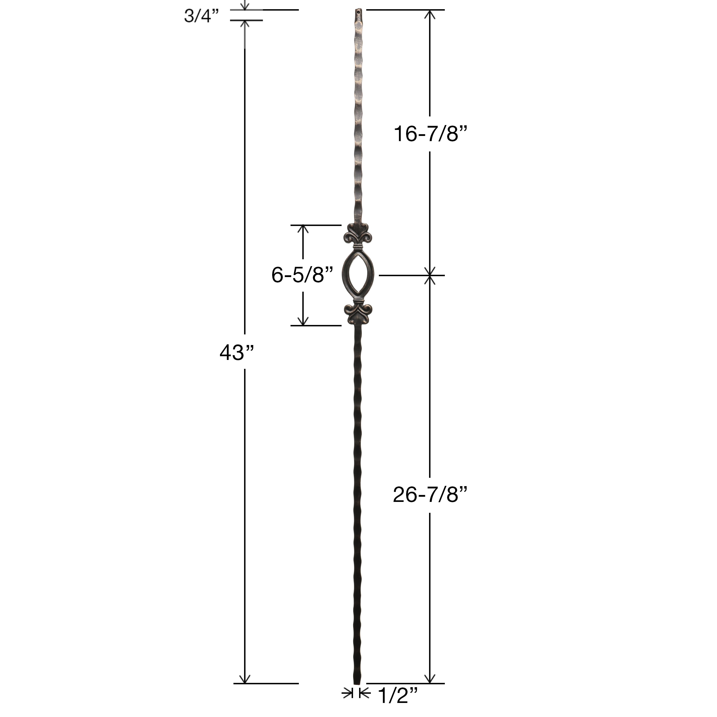RELIABILT WGT95RB Interior-Stairpart-Balusters - View #5