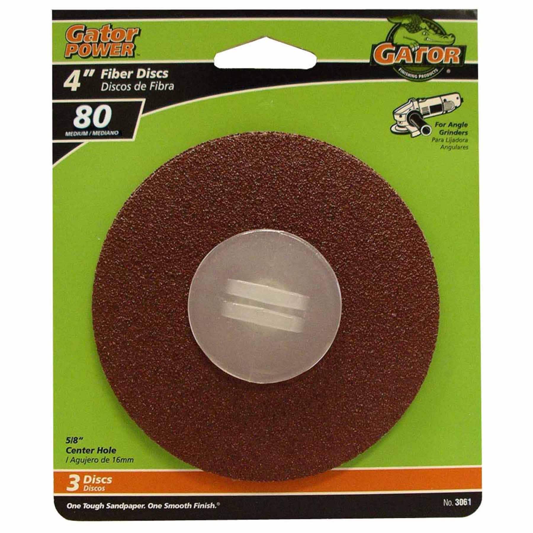 Ali Industries  4 in Aluminum Oxide Fiber Disc Medium Grit
