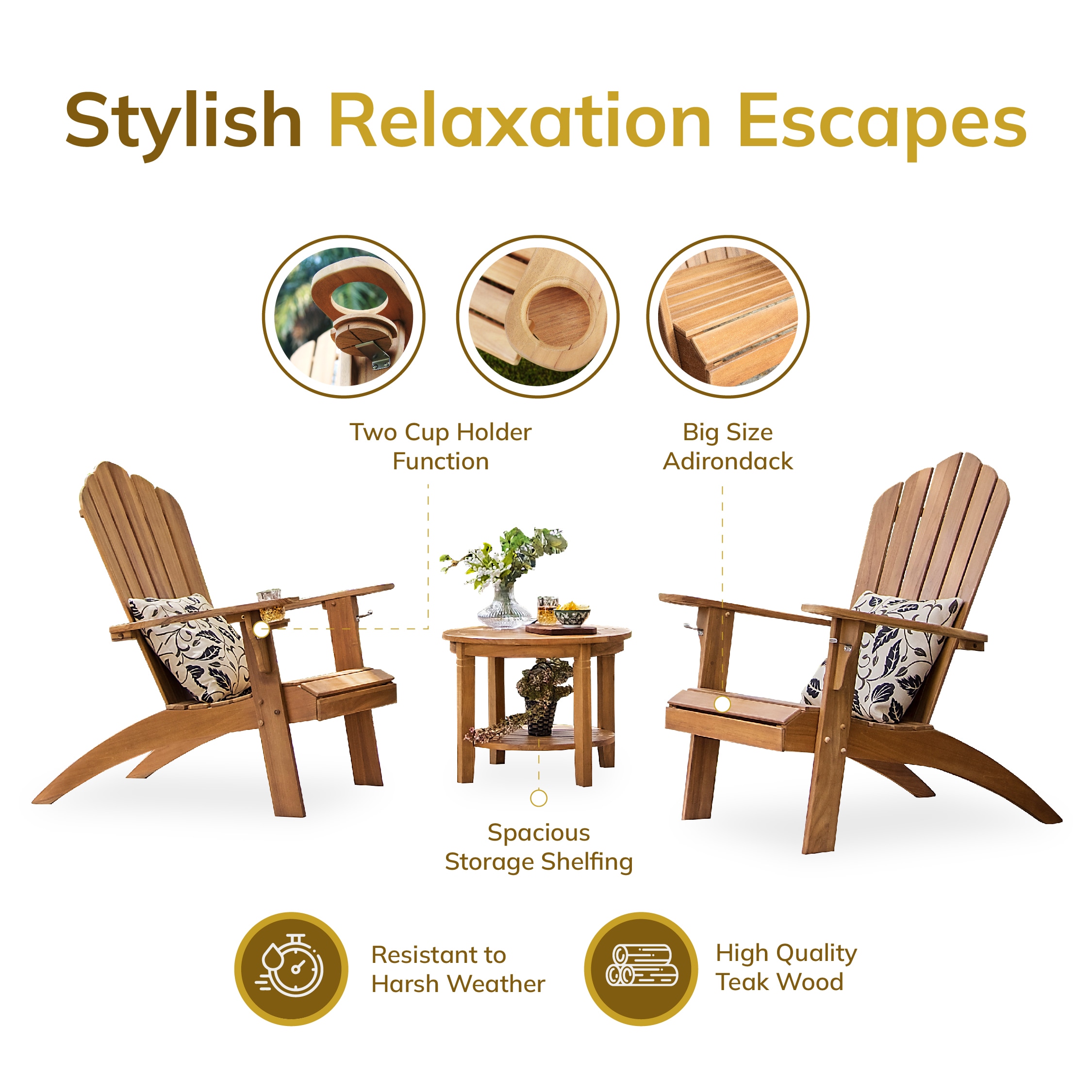 Cambridge Casual 610666-TW-XX-XX-XX Patio-Conversation-Sets - View #3