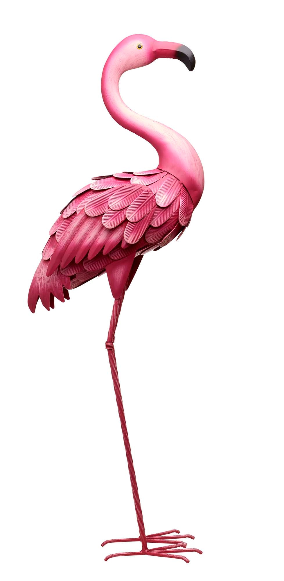 Southern Patio LDC-054641 35.04-Inches H x 6.69-Inches W Pink Flamingo Garden Statue