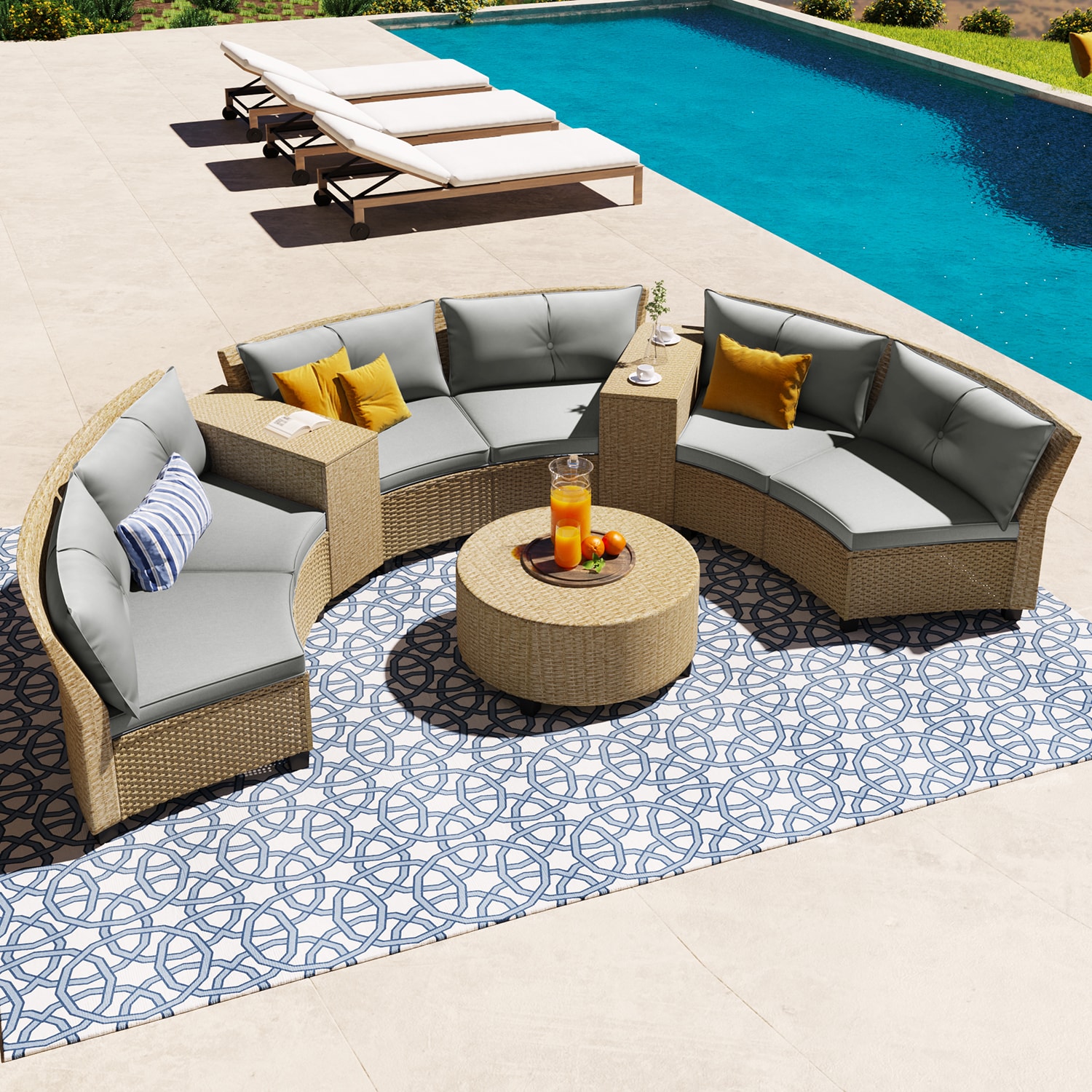 Bybafun YA0200023 Patio-Sofas-Daybeds - View #3