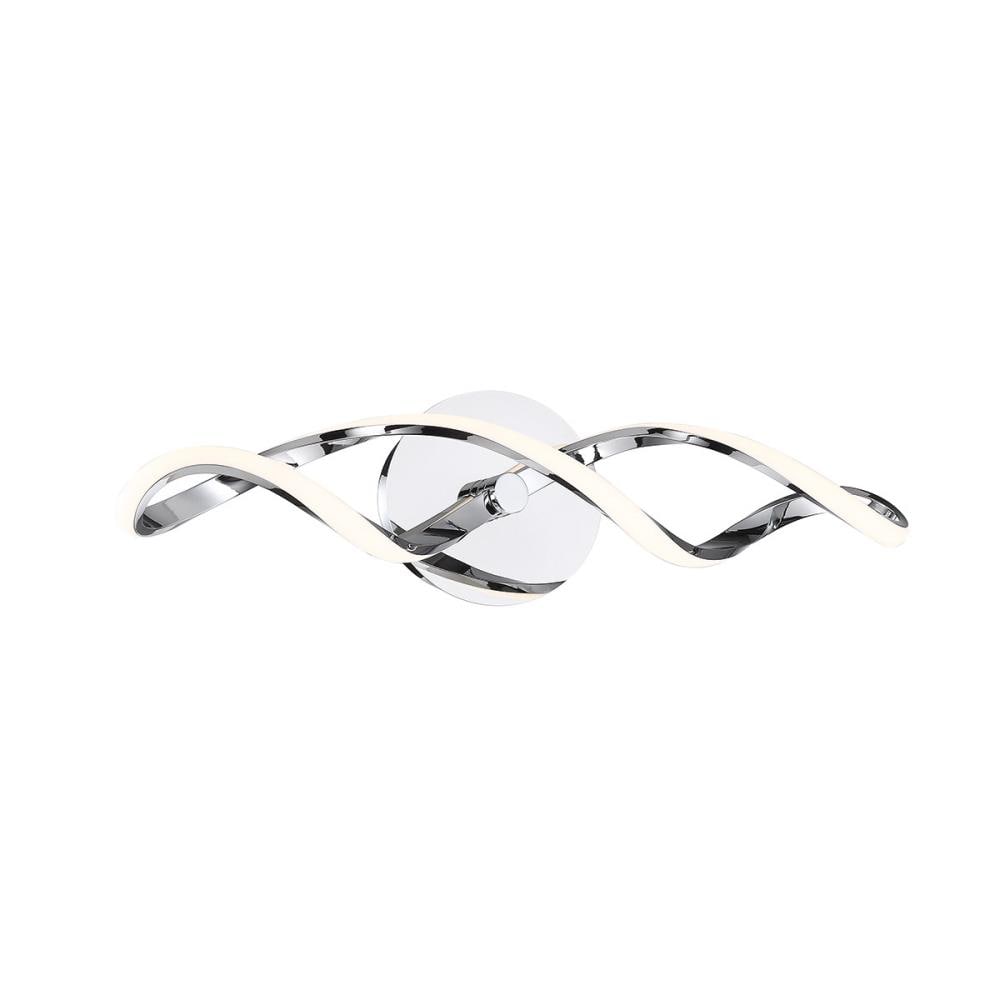 dweLED WS-47828-CH Interlace 27.5-in 1 -Light Polished Chrome Integrated LED Modern/contemporary Vanity light