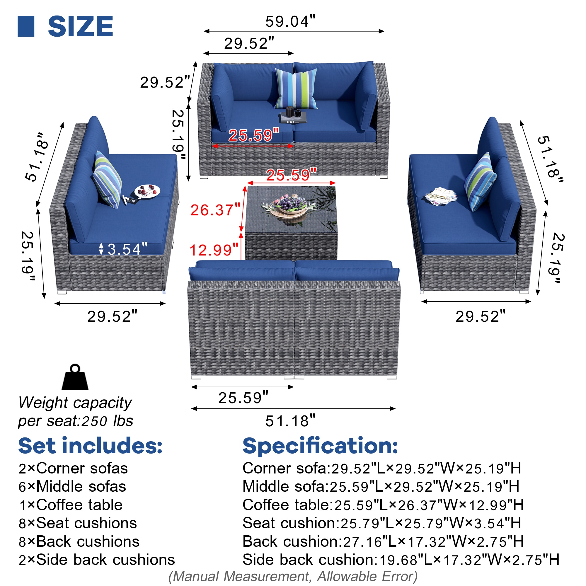 Pouuin SHOP4-7-BOX3 Patio-Sofas-Daybeds - View #9