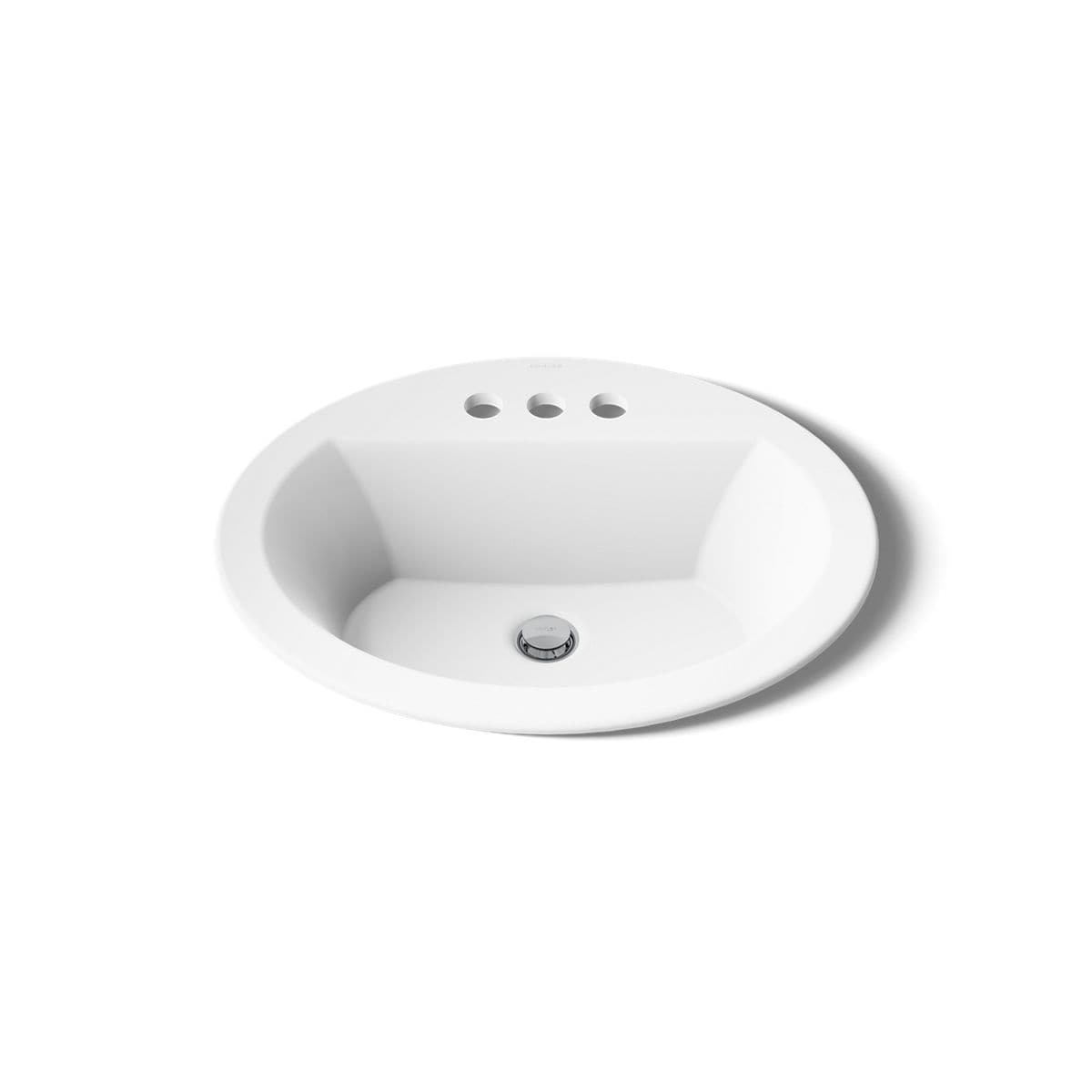KOHLER Bryant Vitreous China Drop-In Oval White Bathroom