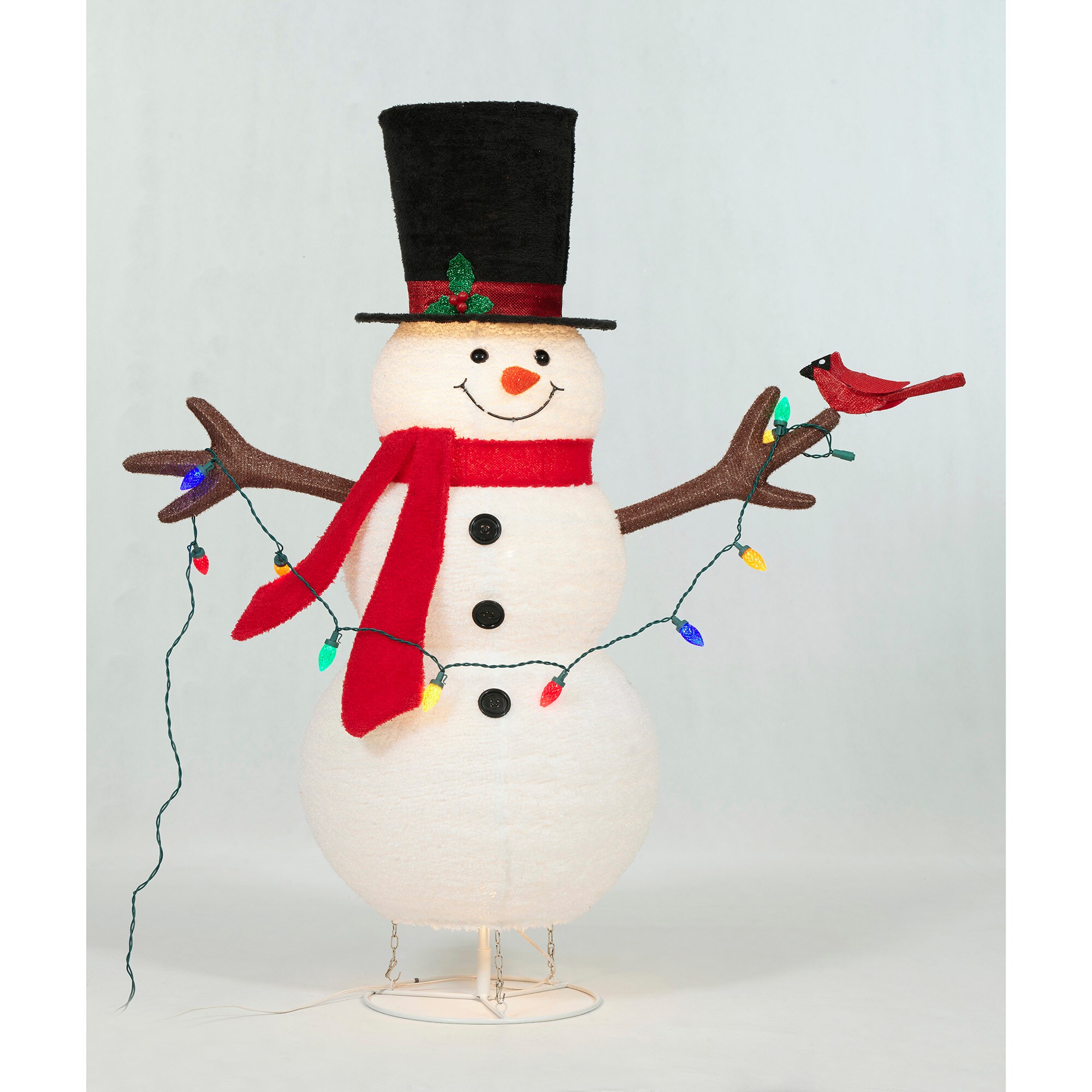 EverStar ES-67454 48-Inches Freestanding Snowman Yard decoration with Clear Incandescent Lights