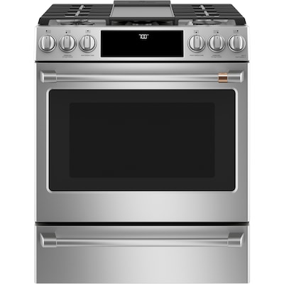 Kucht Pro-Style 36 in. 5.2 cu. ft. Natural Gas Range with Convection Oven  in Stainless Steel and Red Oven Door KNG361-R - The Home Depot