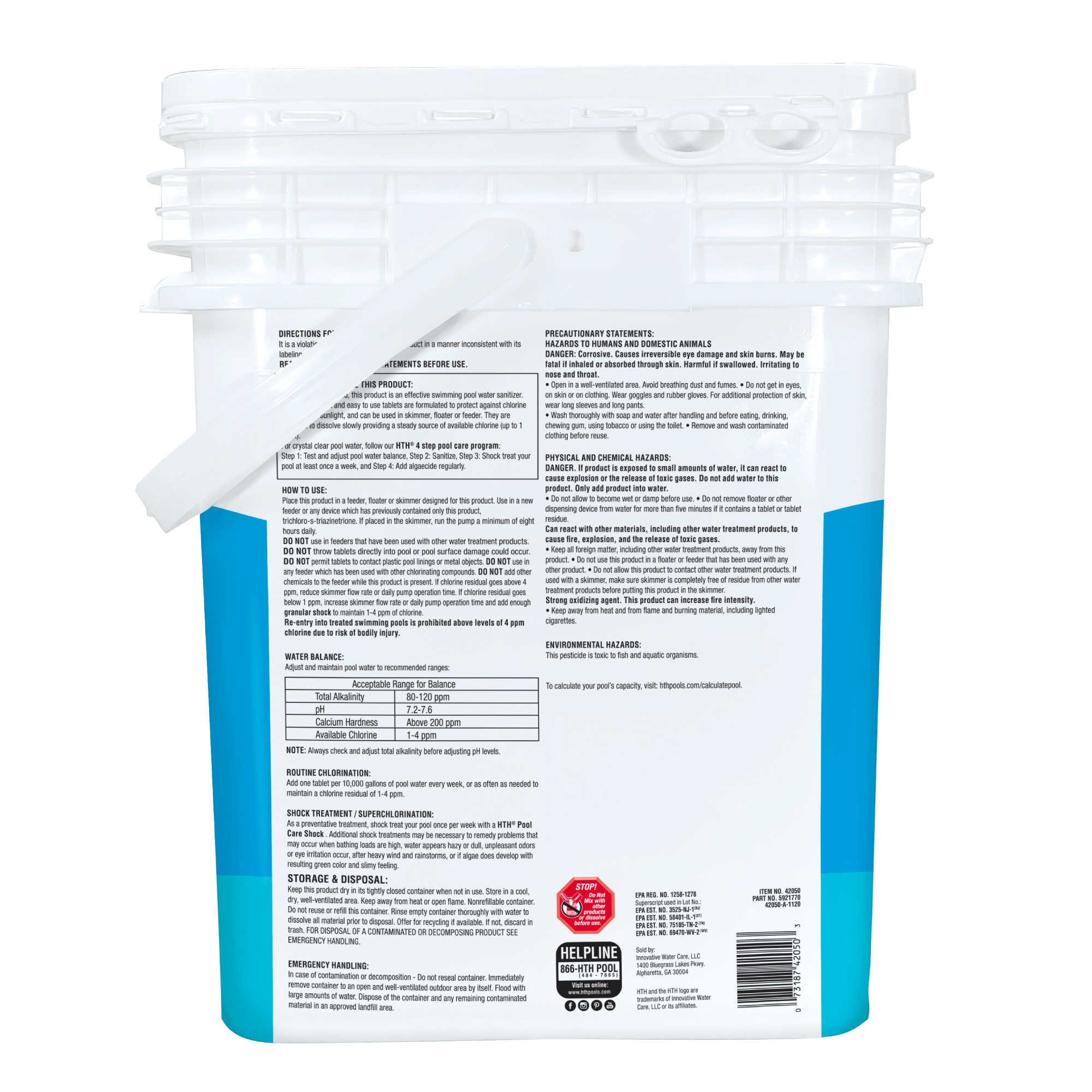 HTH 42050 Chlorinating-Tabs - View #2