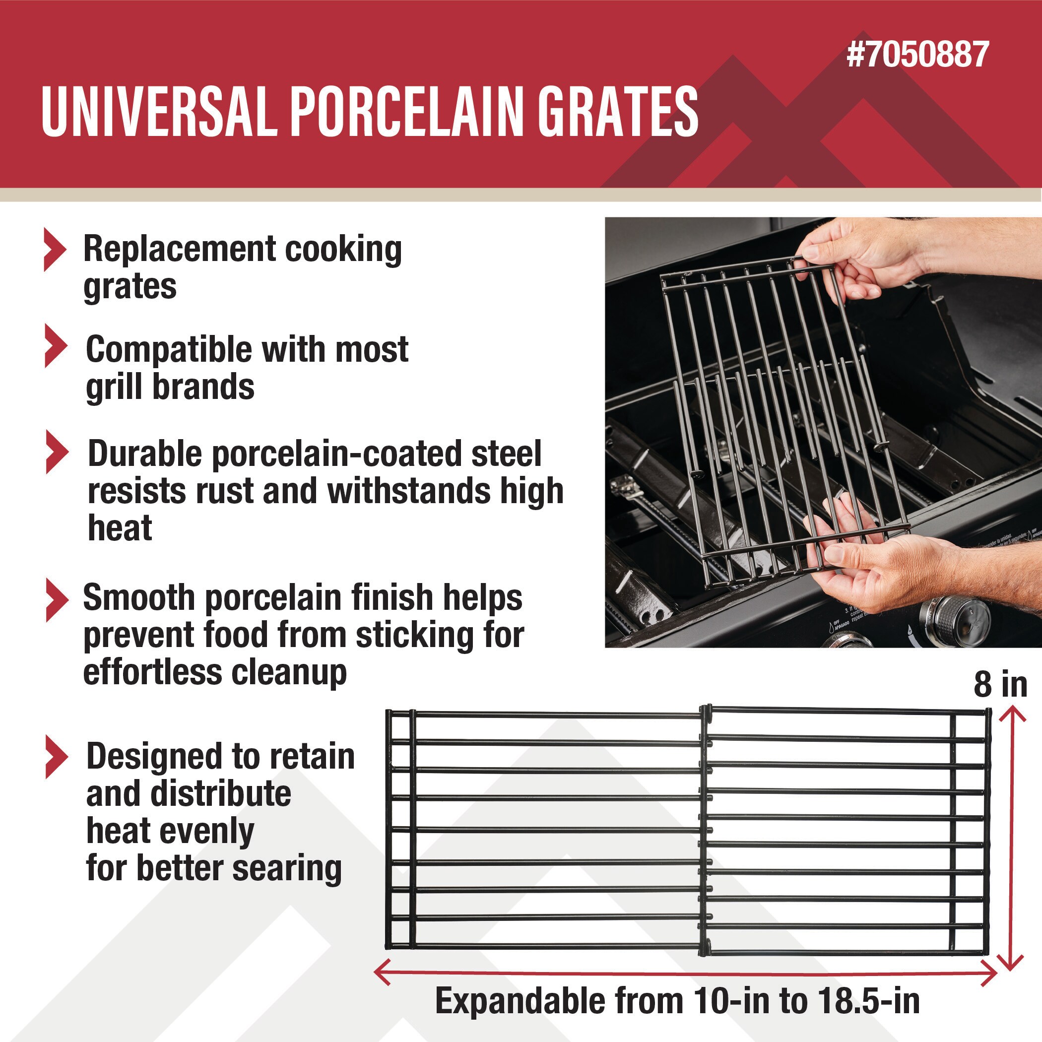 Master Forge 03091MF Gas-Grill-Cookgrates-Warmracks - View #8