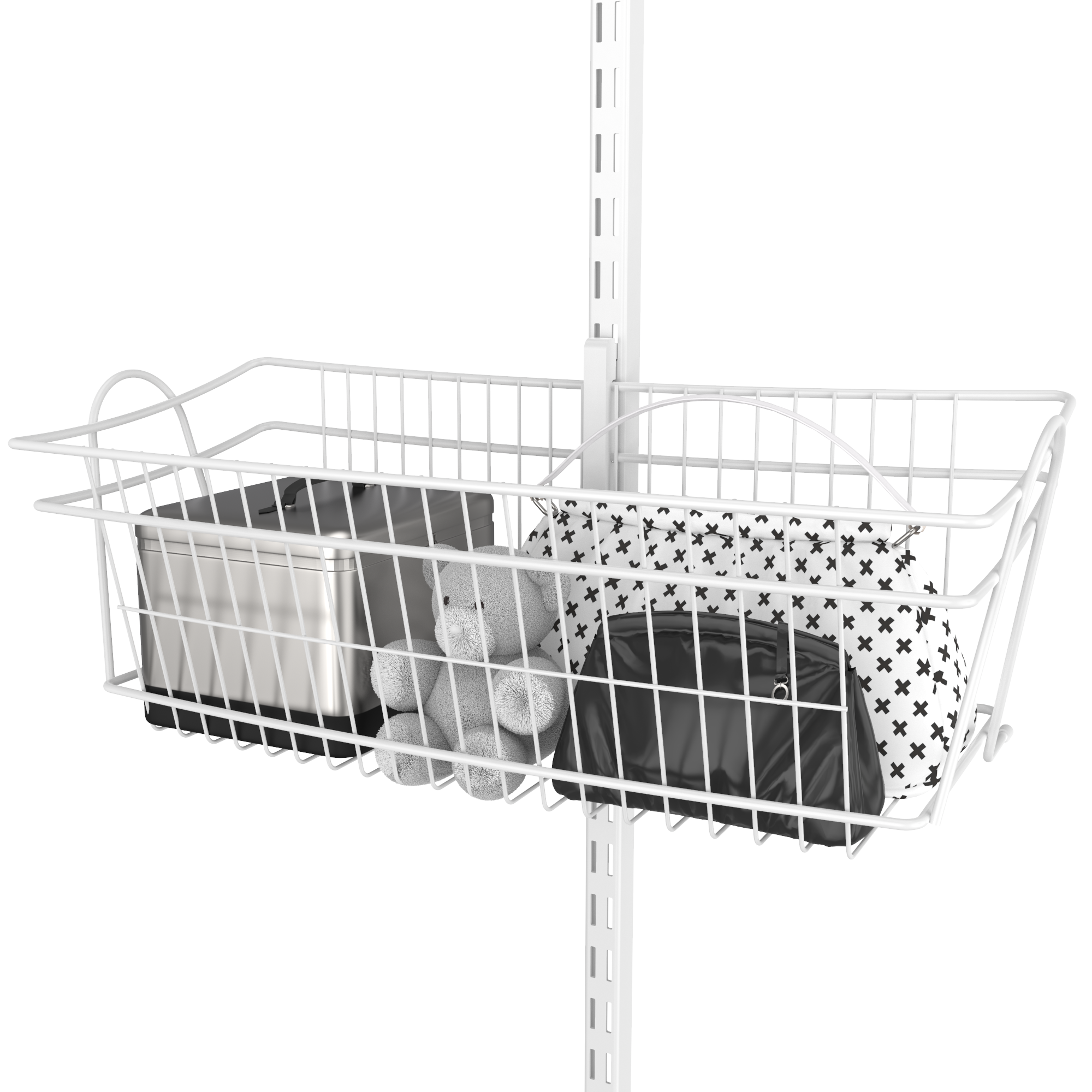 ClosetMaid Storage Basket, White