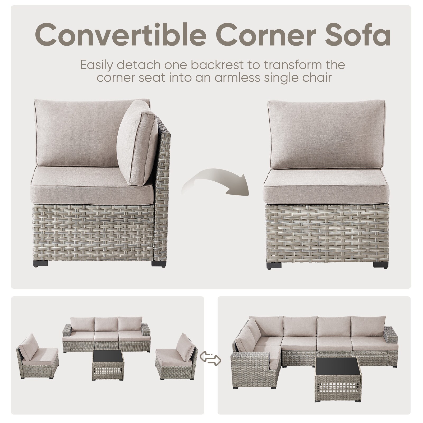 Rilyson FSGDGW180ZJ-2 Patio-Sofas-Daybeds - View #9