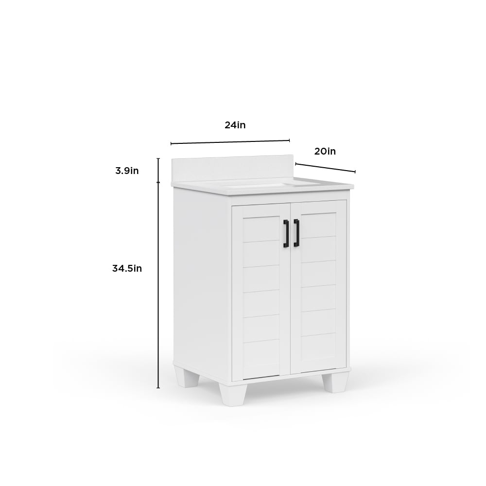 allen + roth LWS24GBV Bath-Vanity-Combo - View #7