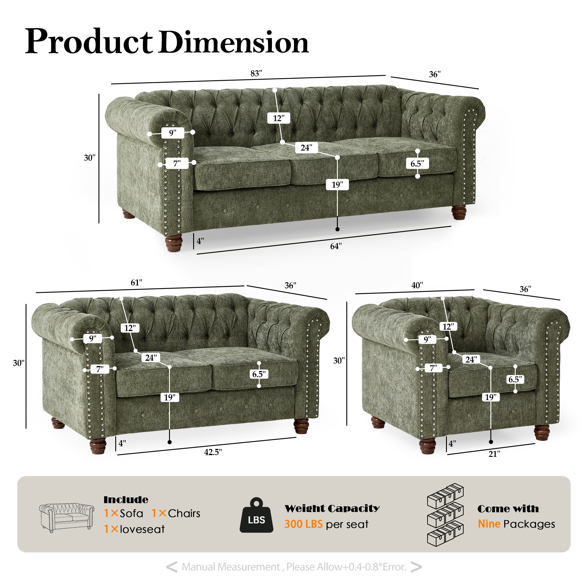FARATI 8727-1+2+3 Living-Room-Sets - View #2