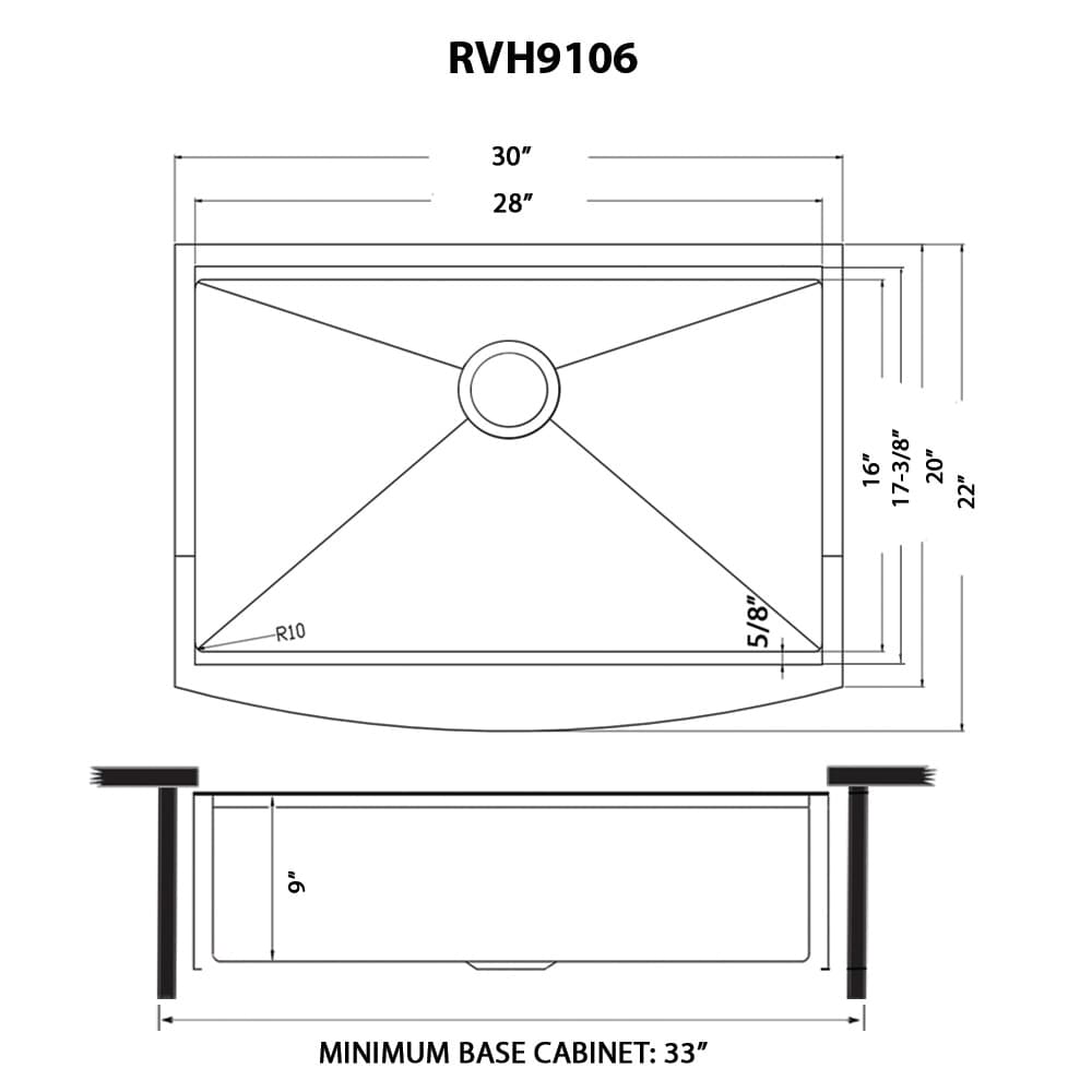 Ruvati RVH9106GG Kitchen-Sinks - View #12