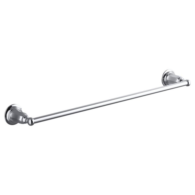 KOHLER Kelston 24-in Polished Chrome Wall Mount Single Towel Bar KOHLER Kelston 24-in Polished Chrome Wall Mount Single Towel Bar