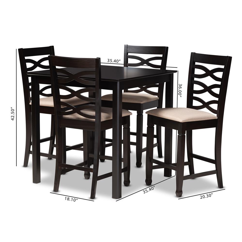 Baxton Studio 157-9599-9776-LW Dining-Sets - View #5