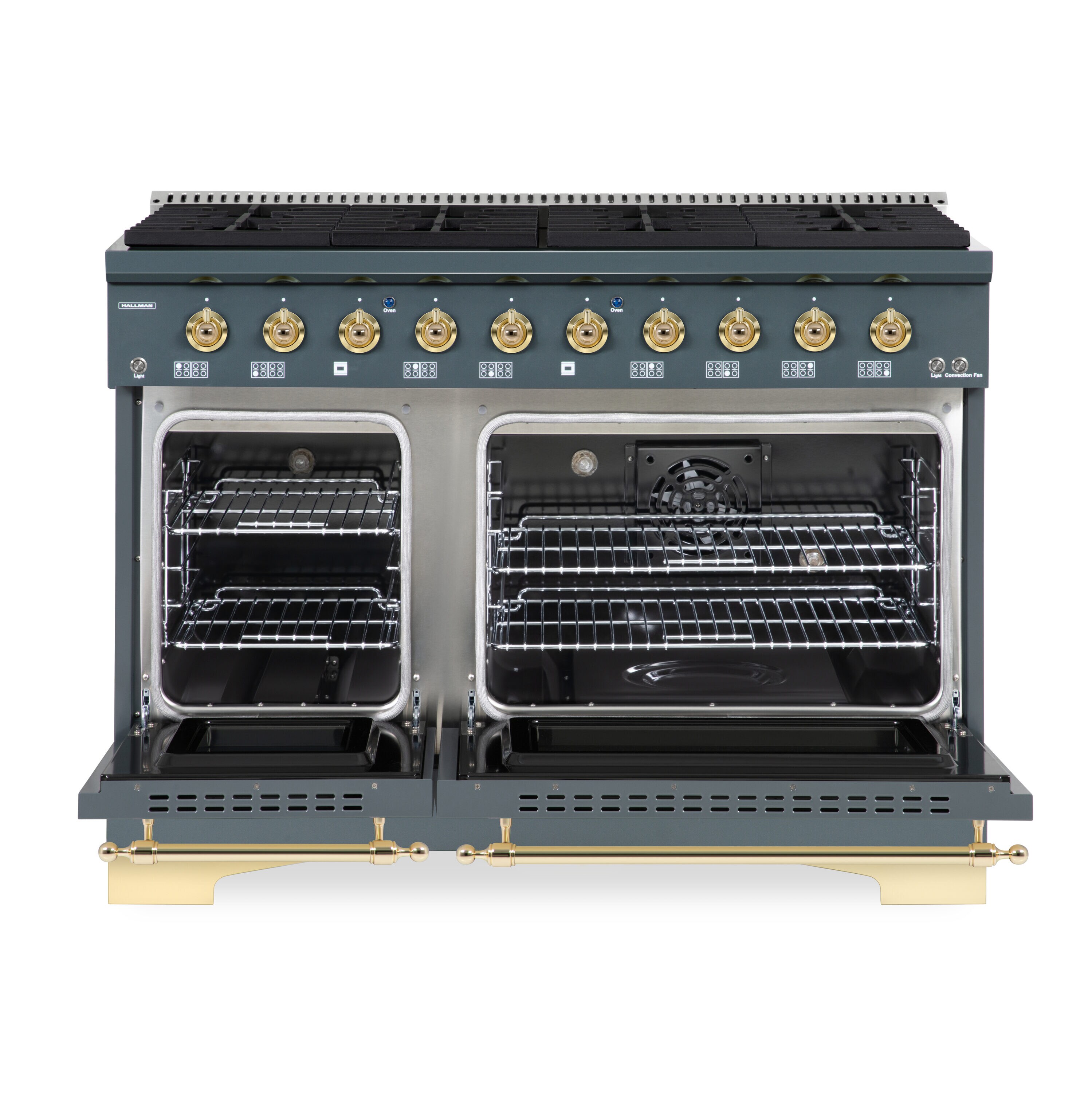Hallman HCLRDF48BSGR Double-Dual-Fuel-Ranges - View #5